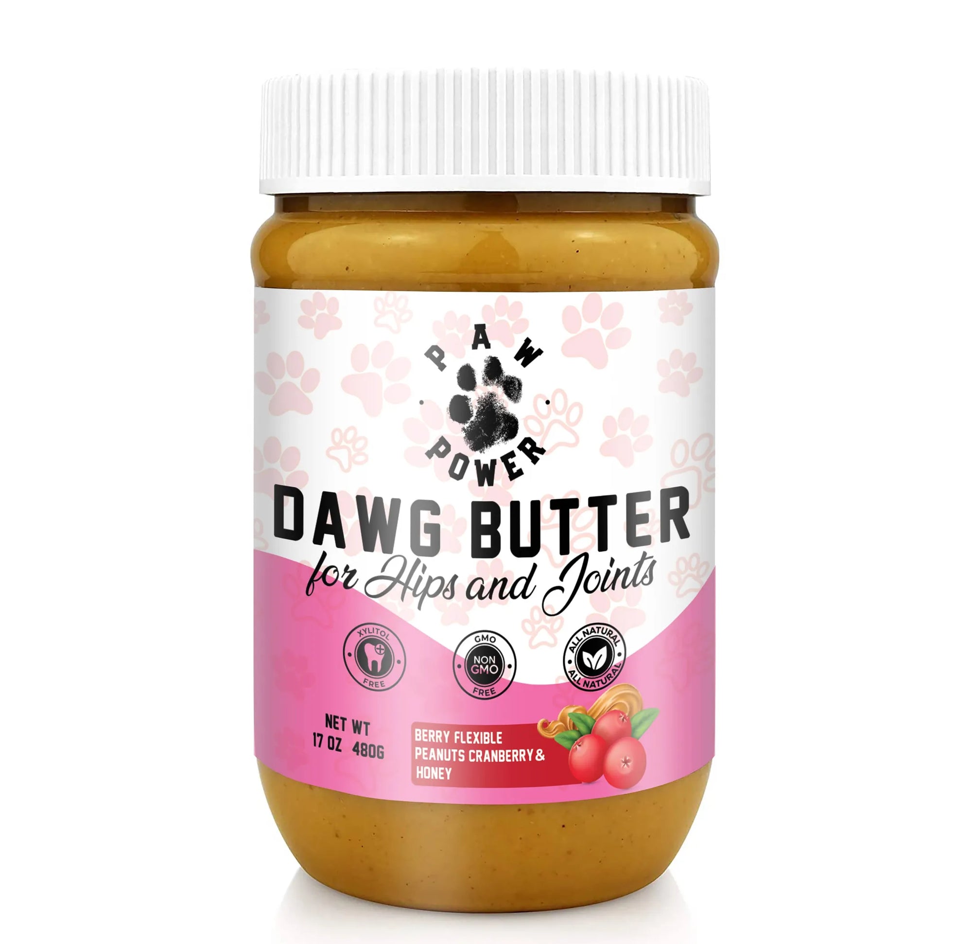 4APAWS™Dawg Butter Berry Flexible for Hips & Joints