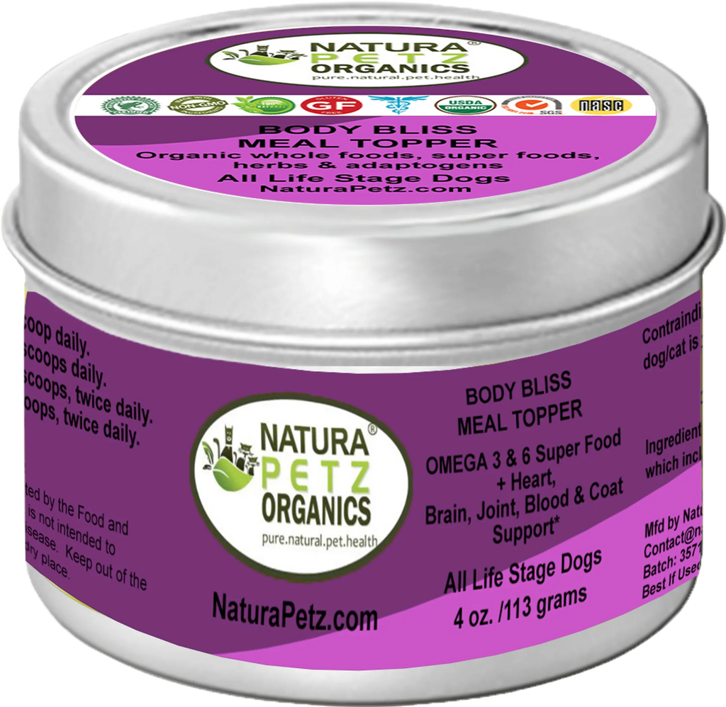 4APAWS™Body Bliss Meal Topper- Omega 3 & 6 Super Food + Heart, Brain Joint, Blood & Coat Support*