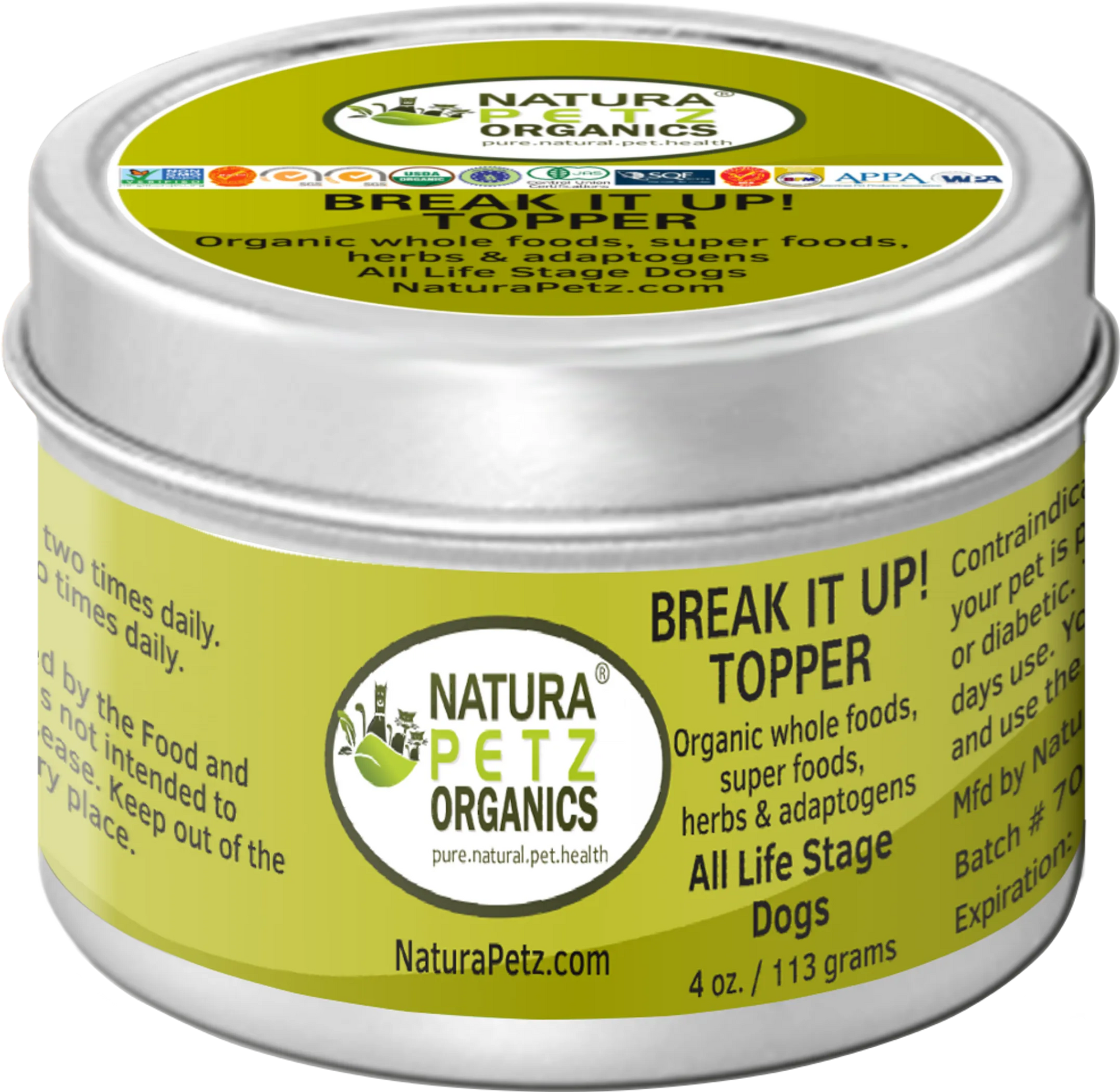 4APAWS™Break It Up! Meal Topper Stone Breaker Stone Eliminator* For Dogs and Cats - Flavored Meal Topper for Stones*