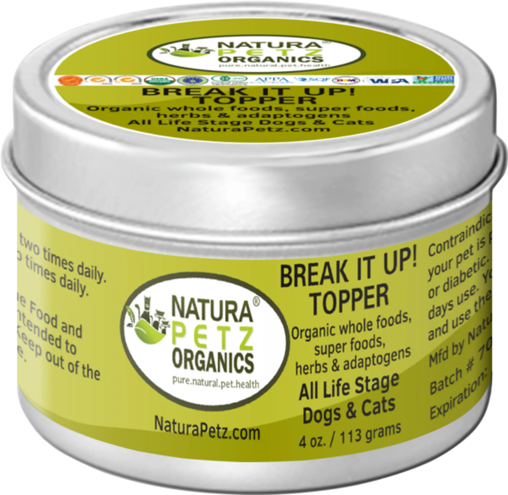 4APAWS™Break It Up! Meal Topper Stone Breaker Stone Eliminator* For Dogs and Cats - Flavored Meal Topper for Stones*