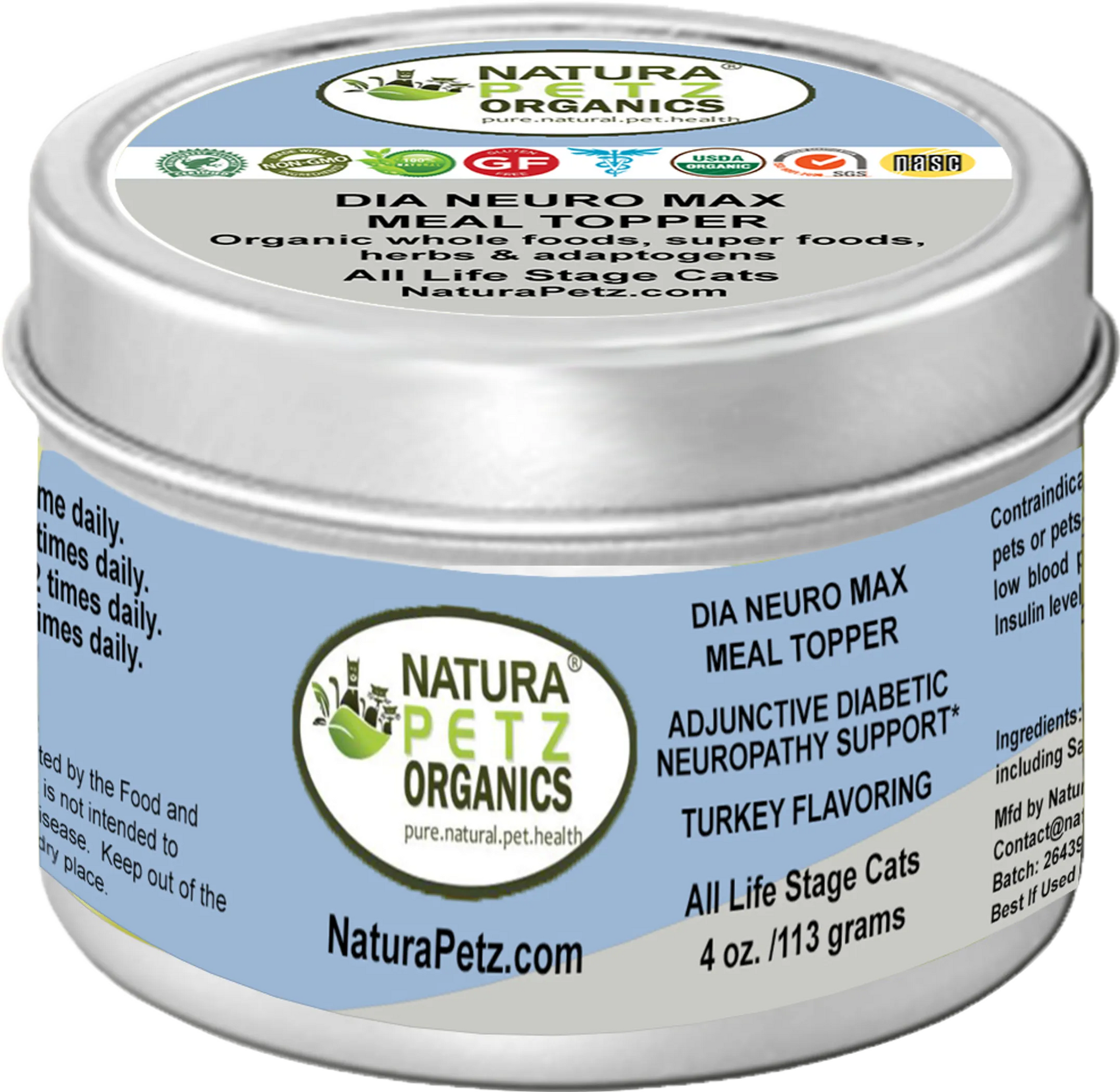 4APAWS™Dia Neuro Max Meal Topper* Adjunctive Diabetic Neuropathy Support* For Dogs & Cats