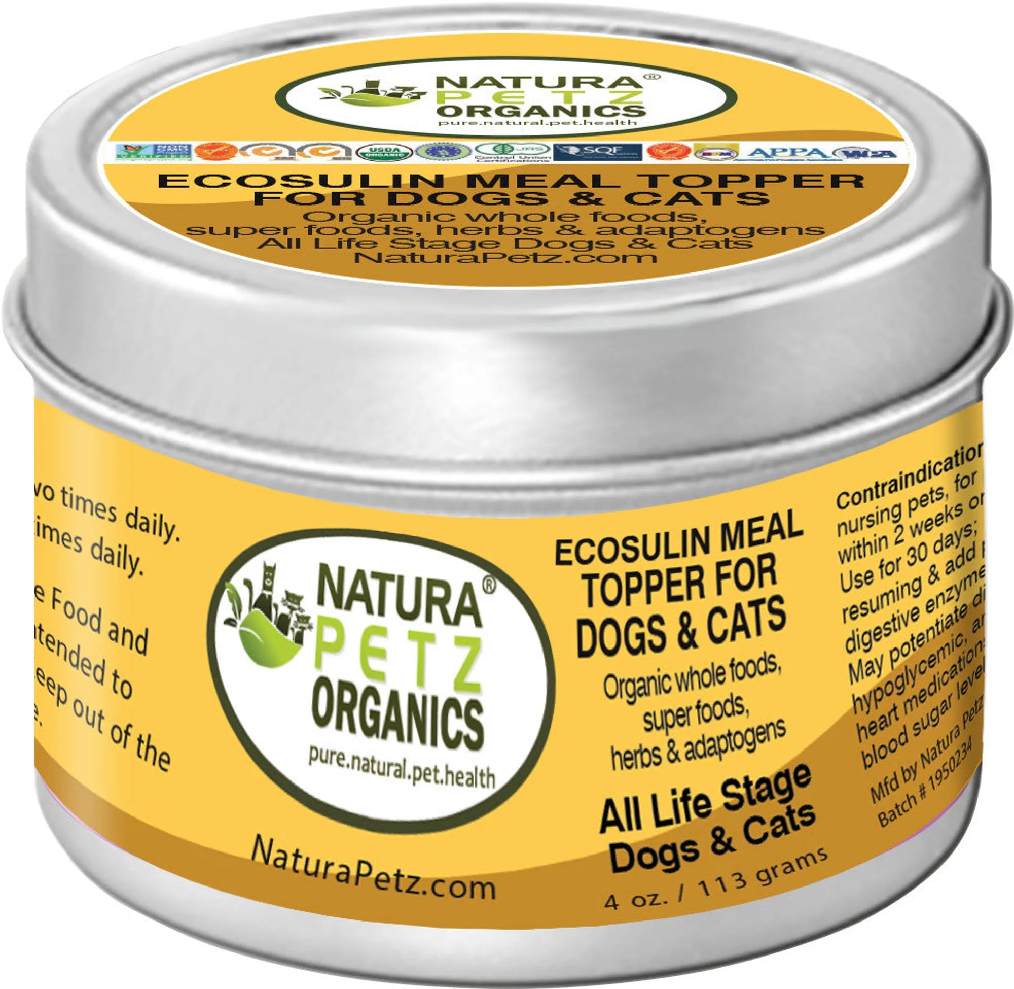 4APAWS™Ecosulin Meal Topper Pancreatic Support Meal Topper for Dogs and Cats*
