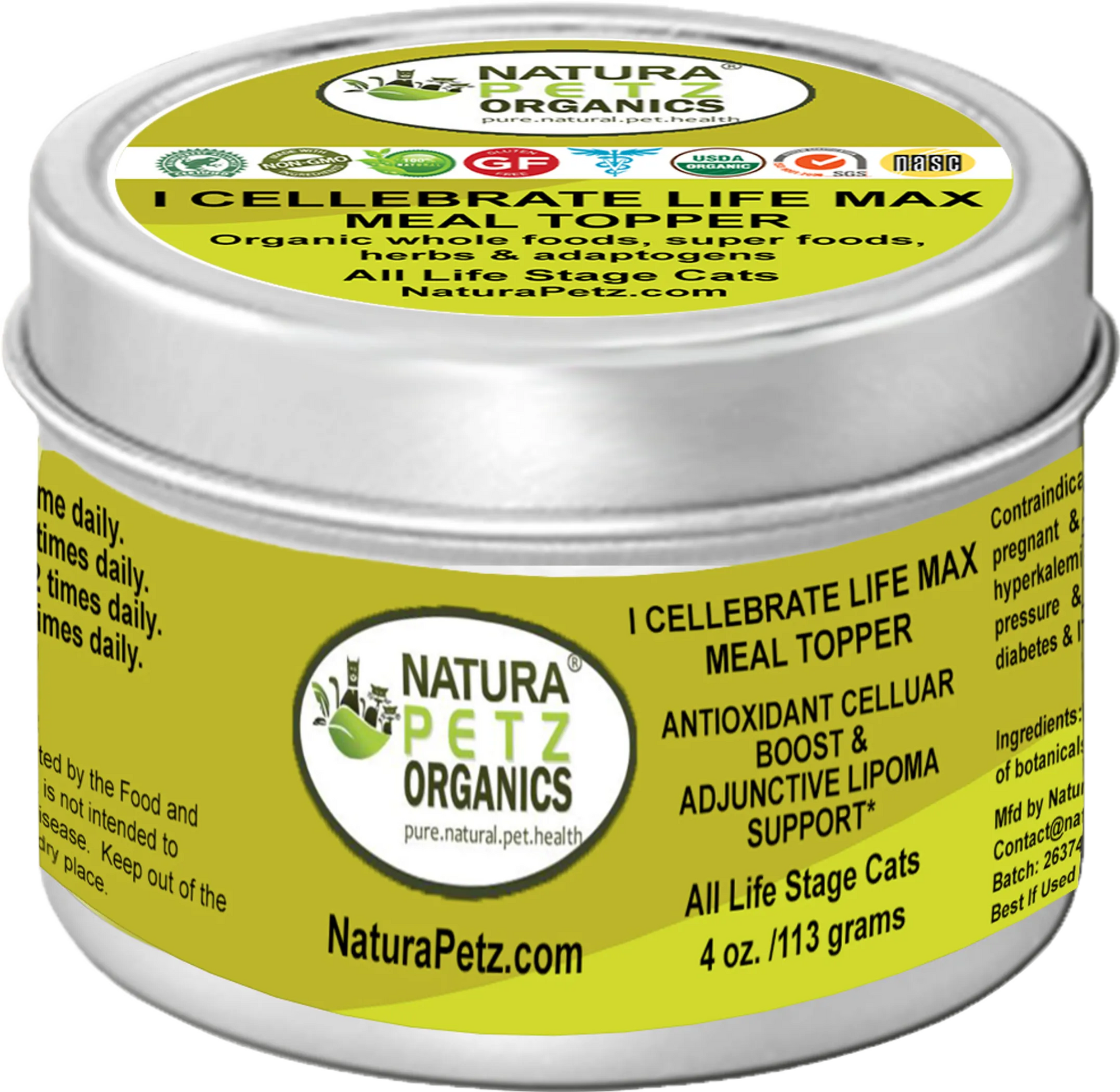 4APAWS™I Cellebrate Life Max Meal Topper- Antioxidant Cellular Boost + Adjunctive Lipoma Support*