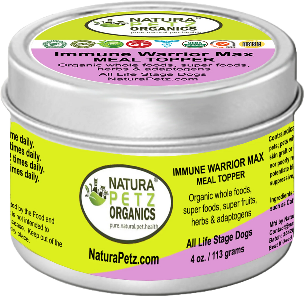 4APAWS™Immune Warrior Max Meal Topper* Master Blend Immune Regulator & Anti-Inflammatory Support* For Dogs & Cats