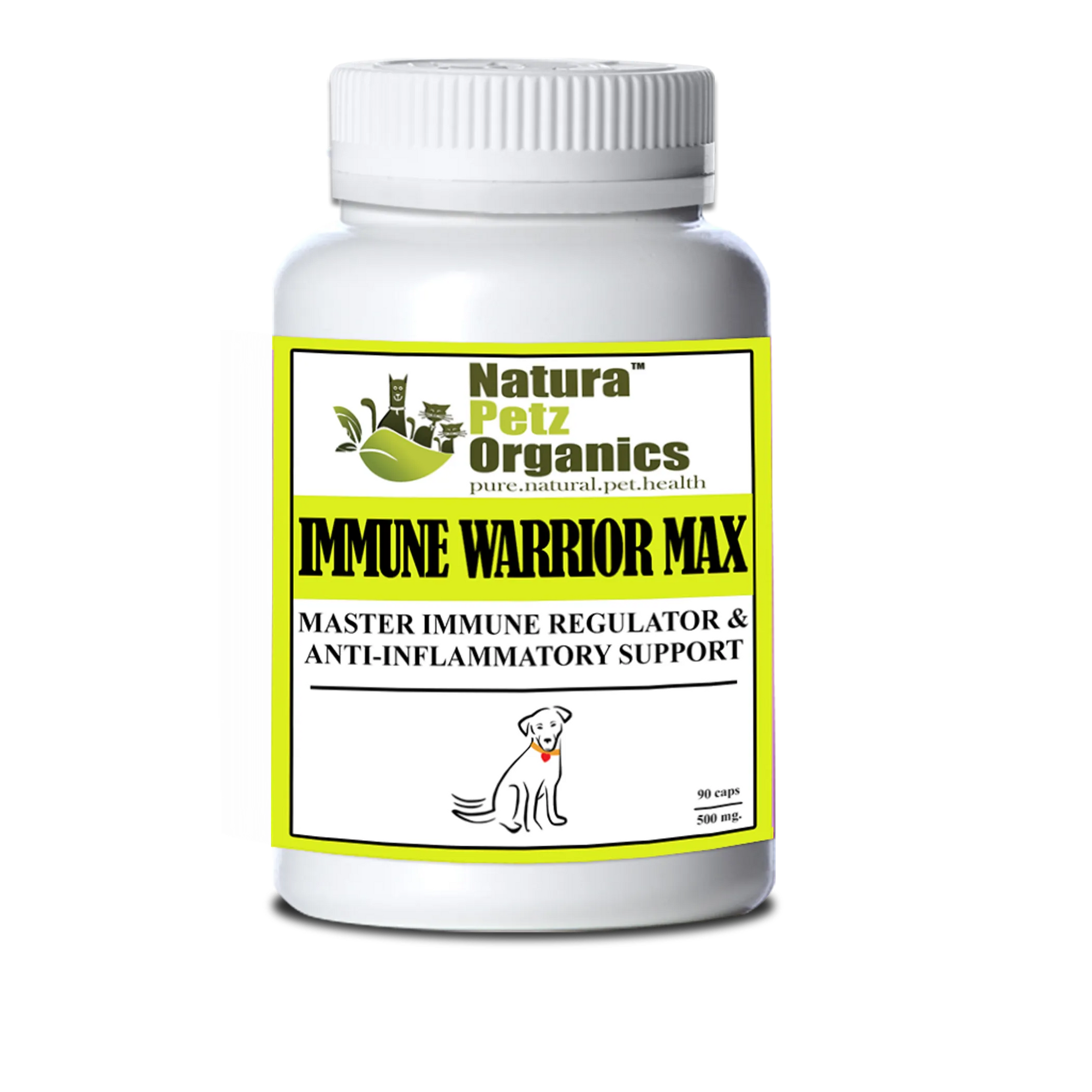 4APAWS™Immune Warrior Max Master Blend Capsules* Immune Regulator & Anti-Inflammatory Support* For Dogs & Cats