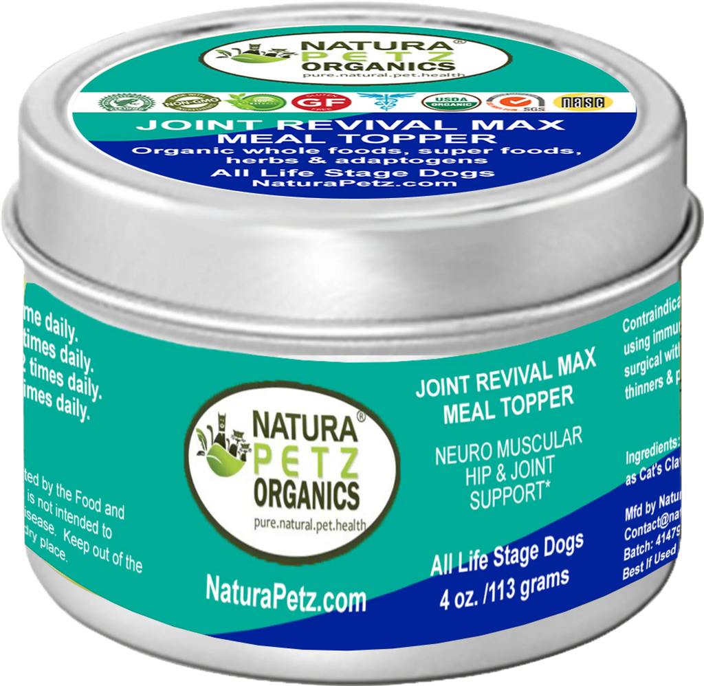 4APAWS™Joint Revival Max Master Blend Meal Topper* Neuro Muscular Hip & Joint Support* Master Blend for Dogs & Cats*