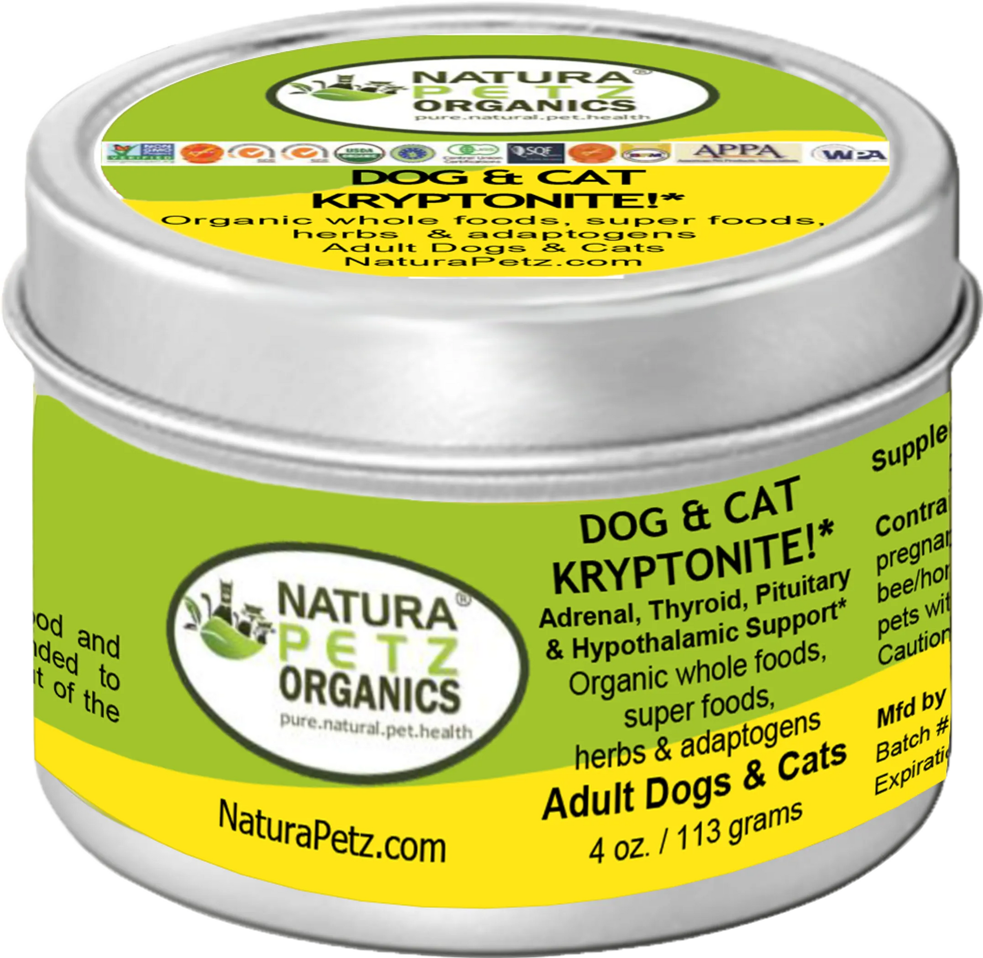 4APAWS™Dog and Cat Kryptonite Meal Topper - Adrenal, Thyroid, Pituitary & Hypothalamic Support*