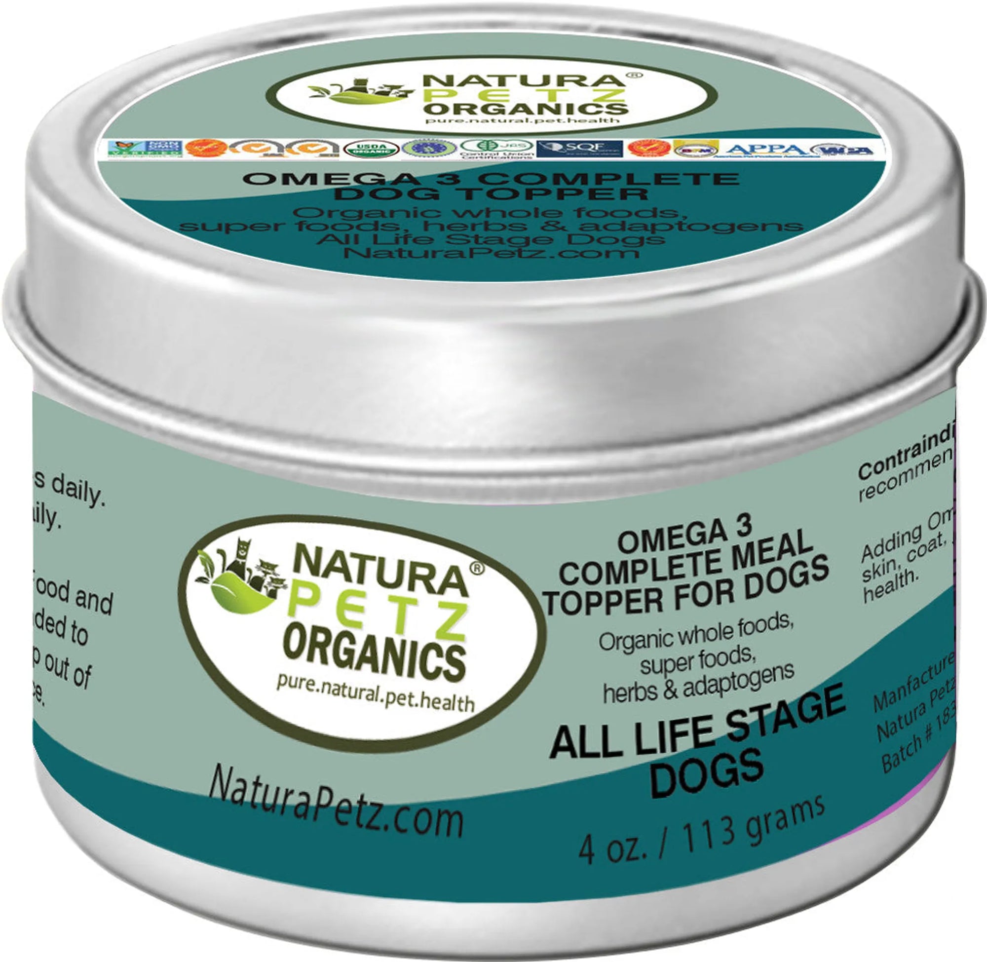 4APAWS™Omega 3 & 6 Complete Meal Topper For Dogs & Cats*  - Nutritional Omega 3 Meal Topper For Dogs & Cats*