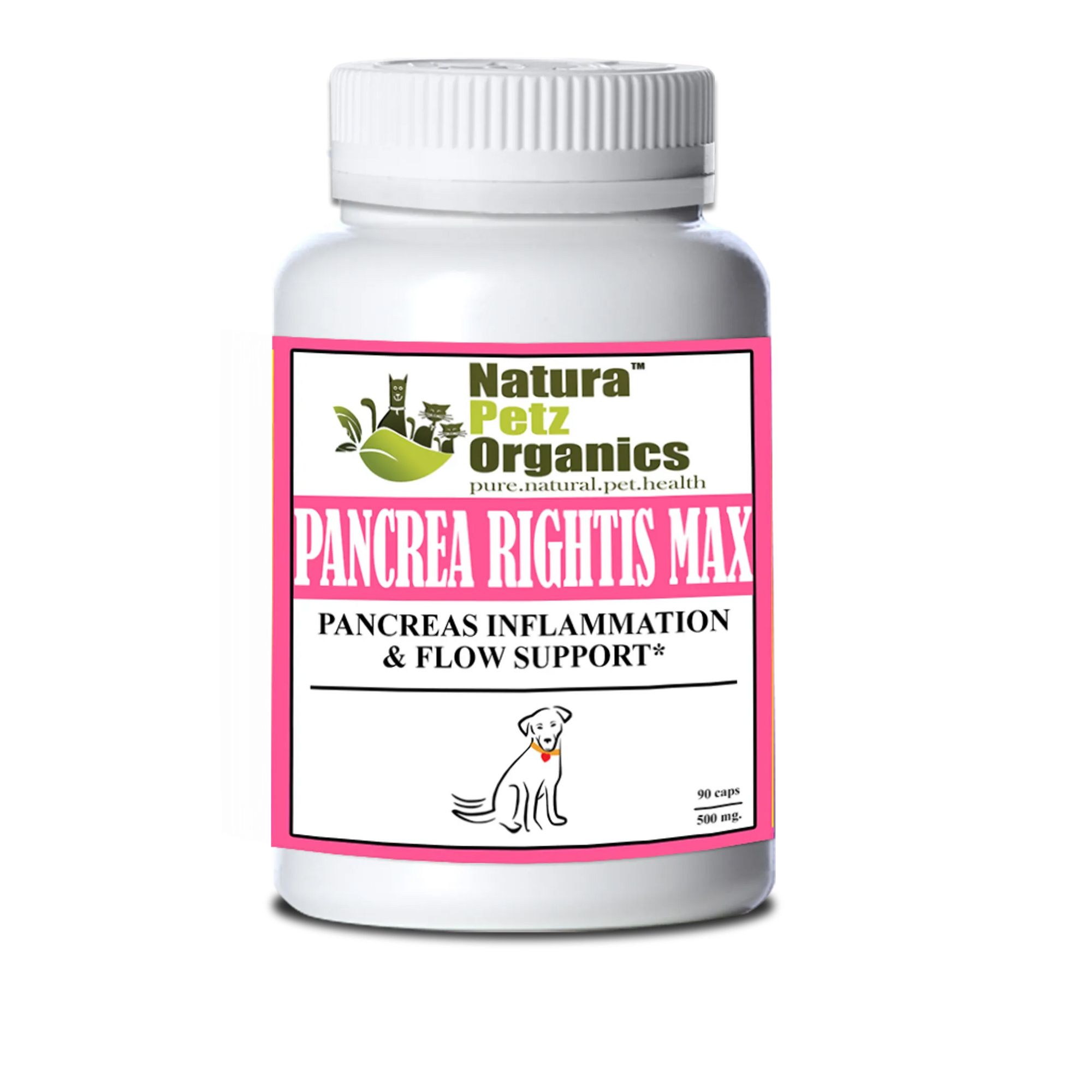 4APAWS™Pancrea Rightis Max Support* Capsules Pancreas Inflammation & Flow Support Dogs Cats*