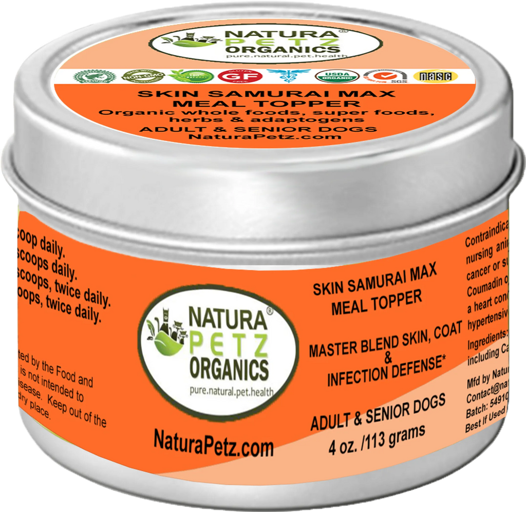 4APAWS™Skin Samurai Max Meal Topper - Master Blend Skin, Coat & Infection Defense For Dogs & Cats*
