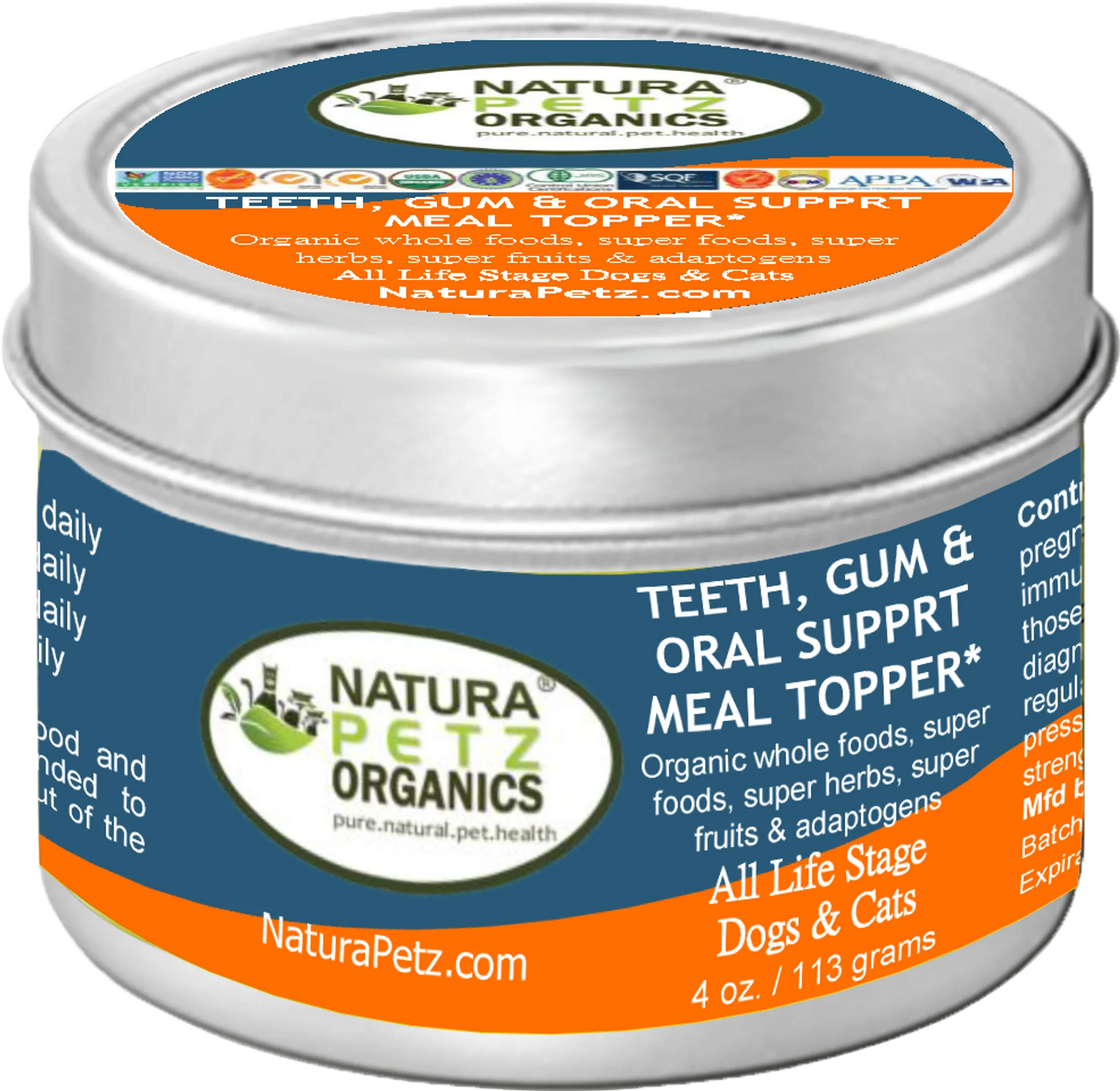 4APAWS™Teeth, Gum & Oral Support Meal Topper* - Flavored Meal Topper For Teeth, Gum & Oral Support*