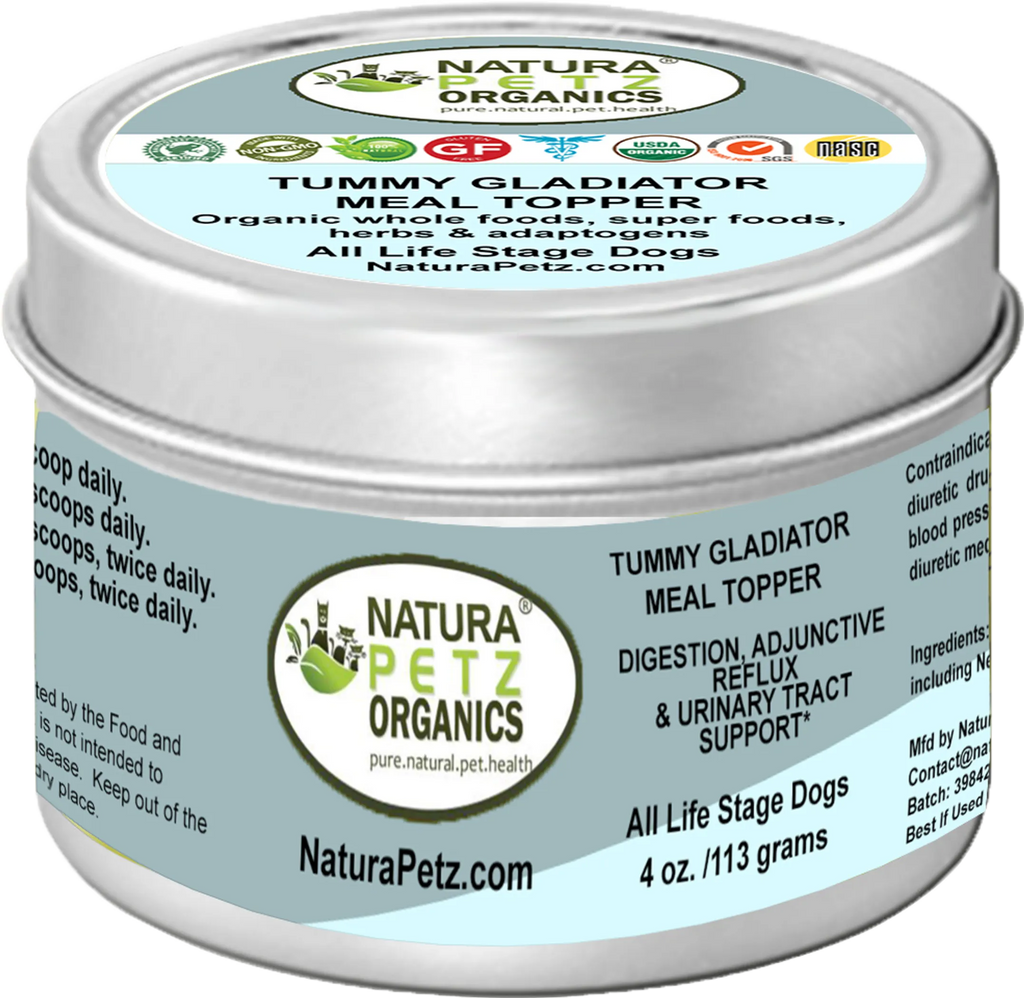 4APAWS™Tummy Gladiator Meal Topper - Digestion, Adjunctive Reflux & Urinary Tract Support*