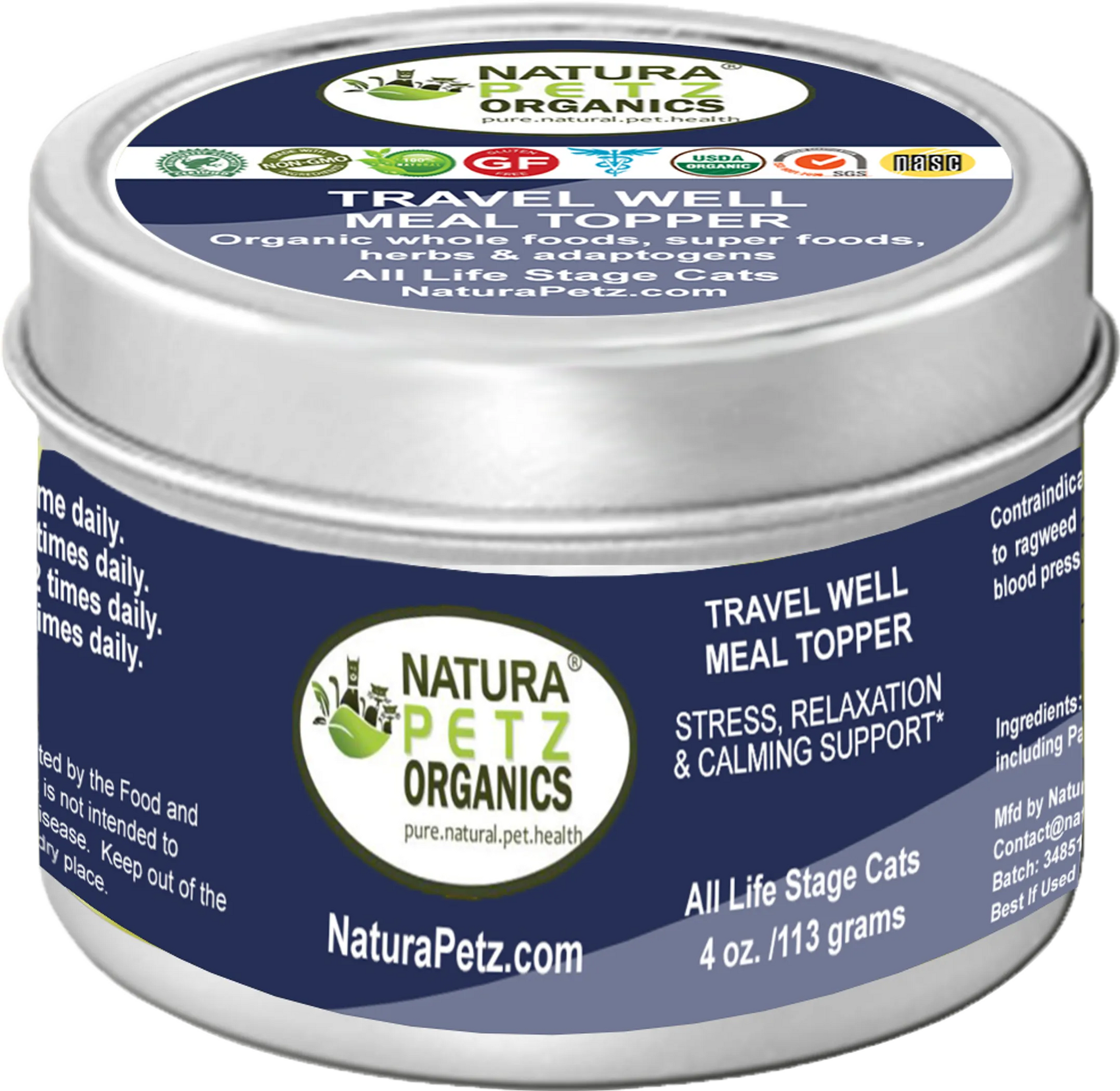 4APAWS™Travel Well Meal Topper* Stress, Relaxation & Calming Support For Dogs And Cats On The Go*