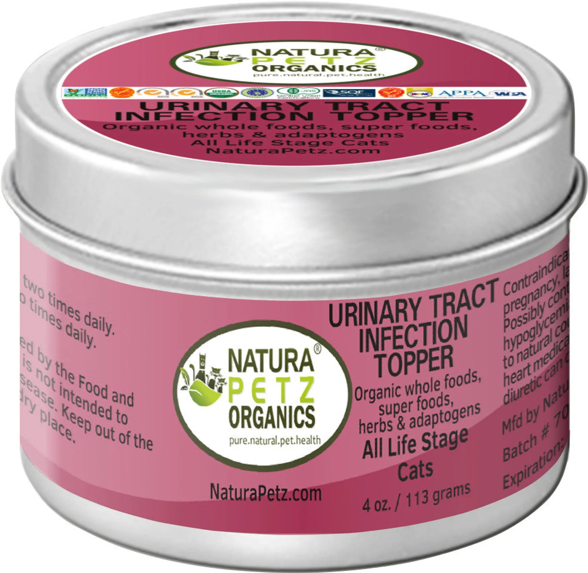4APAWS™Urinary Tract Infection Meal Topper for Dogs and Cats* Flavored Urinary Tract Infection & Inflammation Topper For Dogs & Cats*
