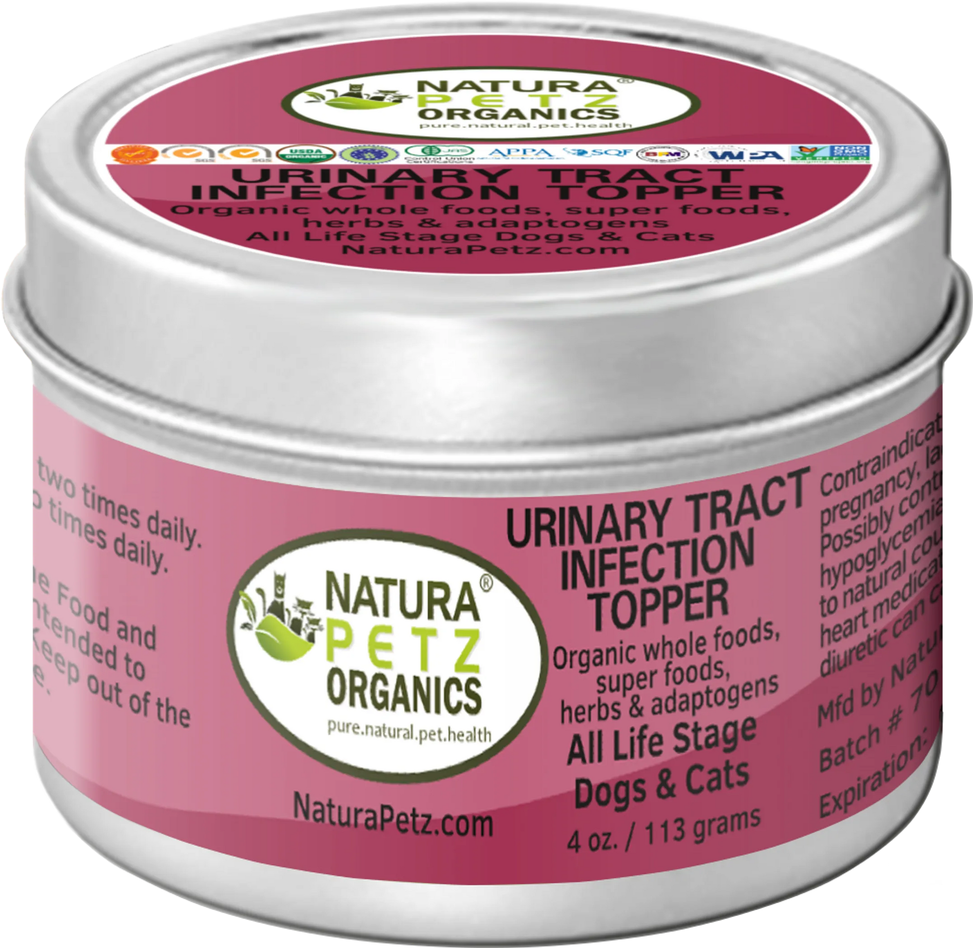 4APAWS™Urinary Tract Infection Meal Topper for Dogs and Cats* Flavored Urinary Tract Infection & Inflammation Topper For Dogs & Cats*