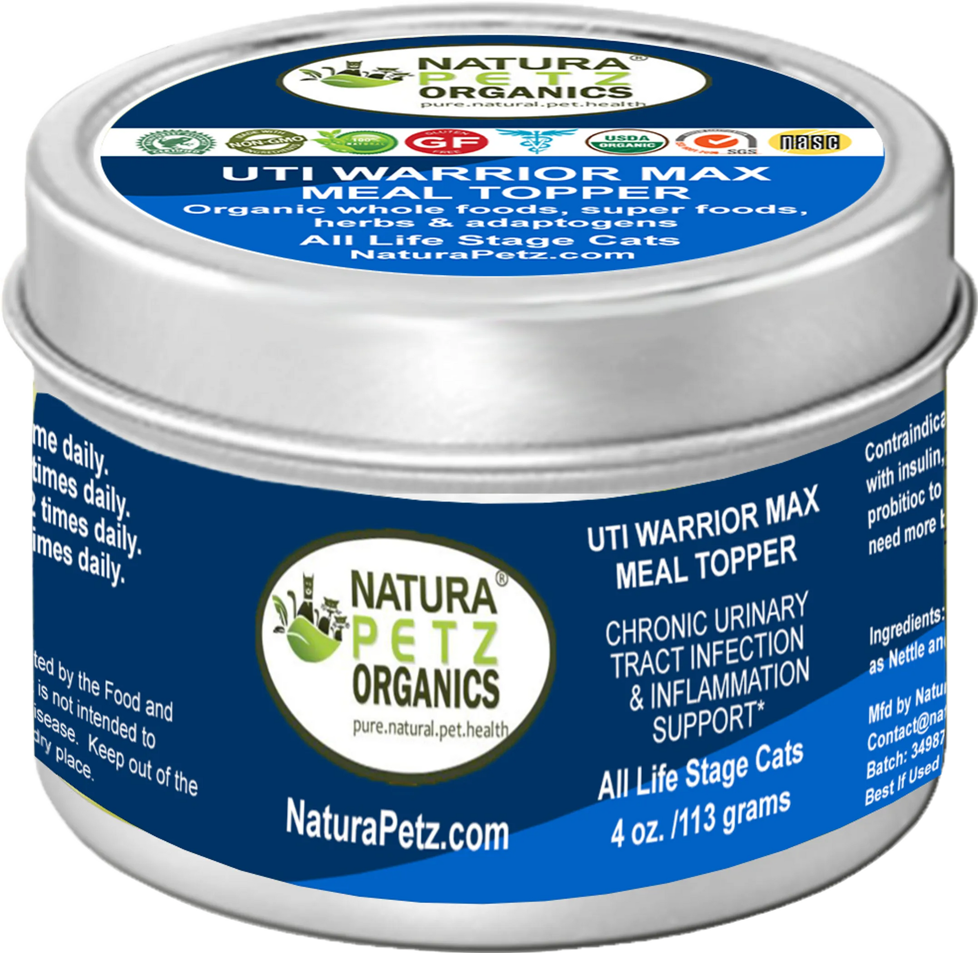 4APAWS™Uti Warrior Max Meal Topper* Chronic Urinary Tract Infection & Inflammation Support*