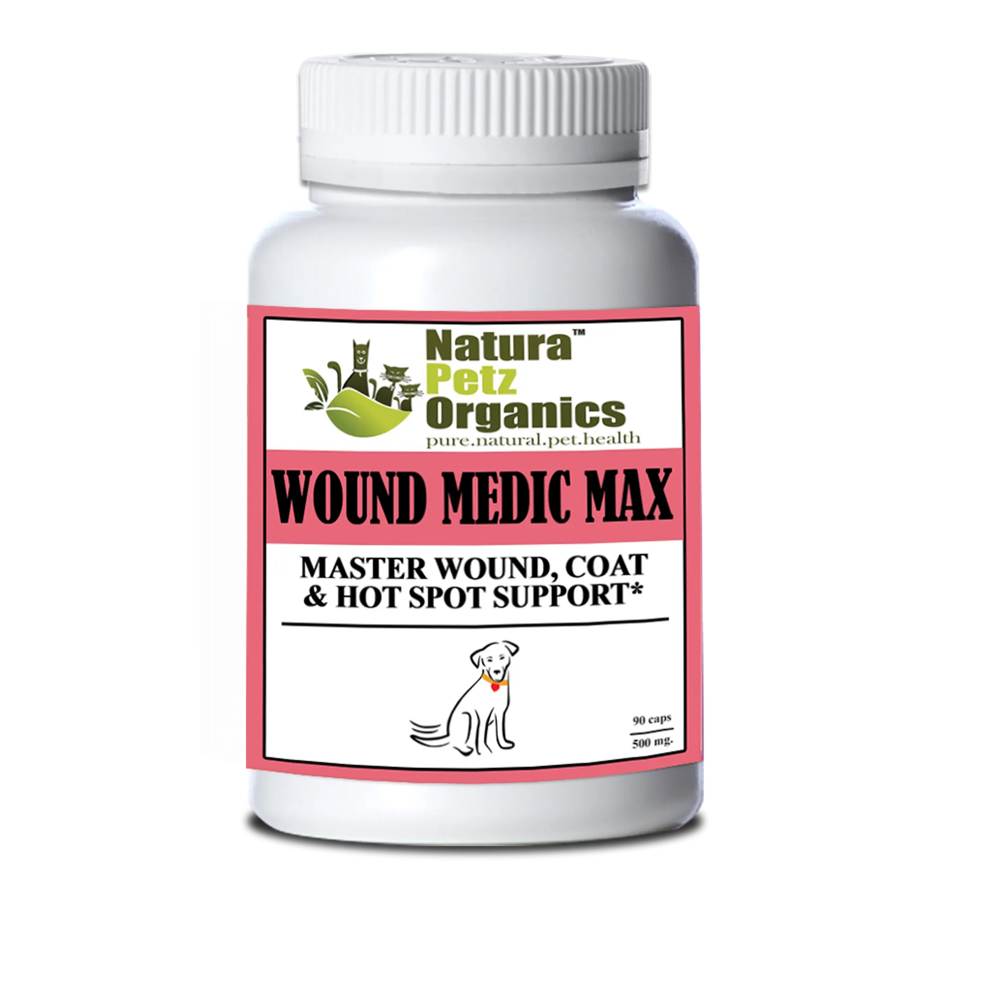 4APAWS™Wound Medic Max Caps* Master Wound, Skin & Coat Support For Dogs & Cats*
