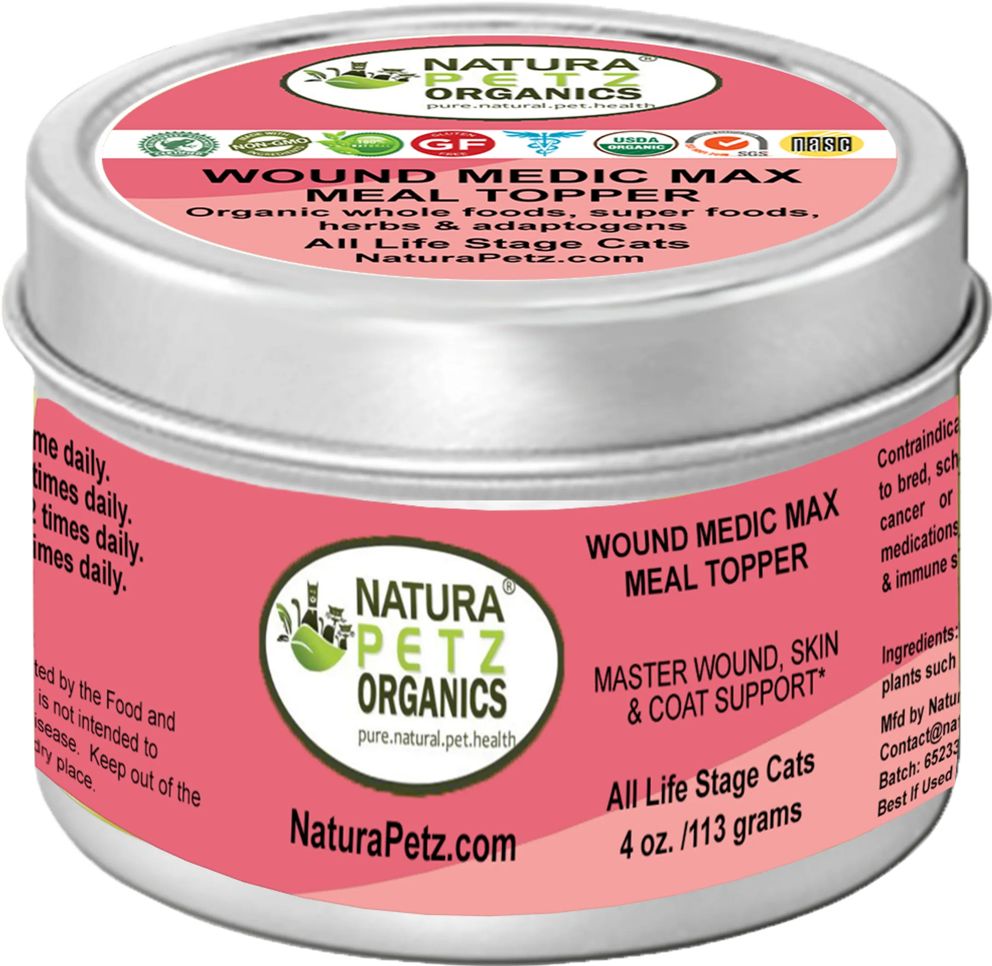 4APAWS™Wound Medic Max Meal Topper* Master Wound, Skin & Coat Support For Dogs & Cats*