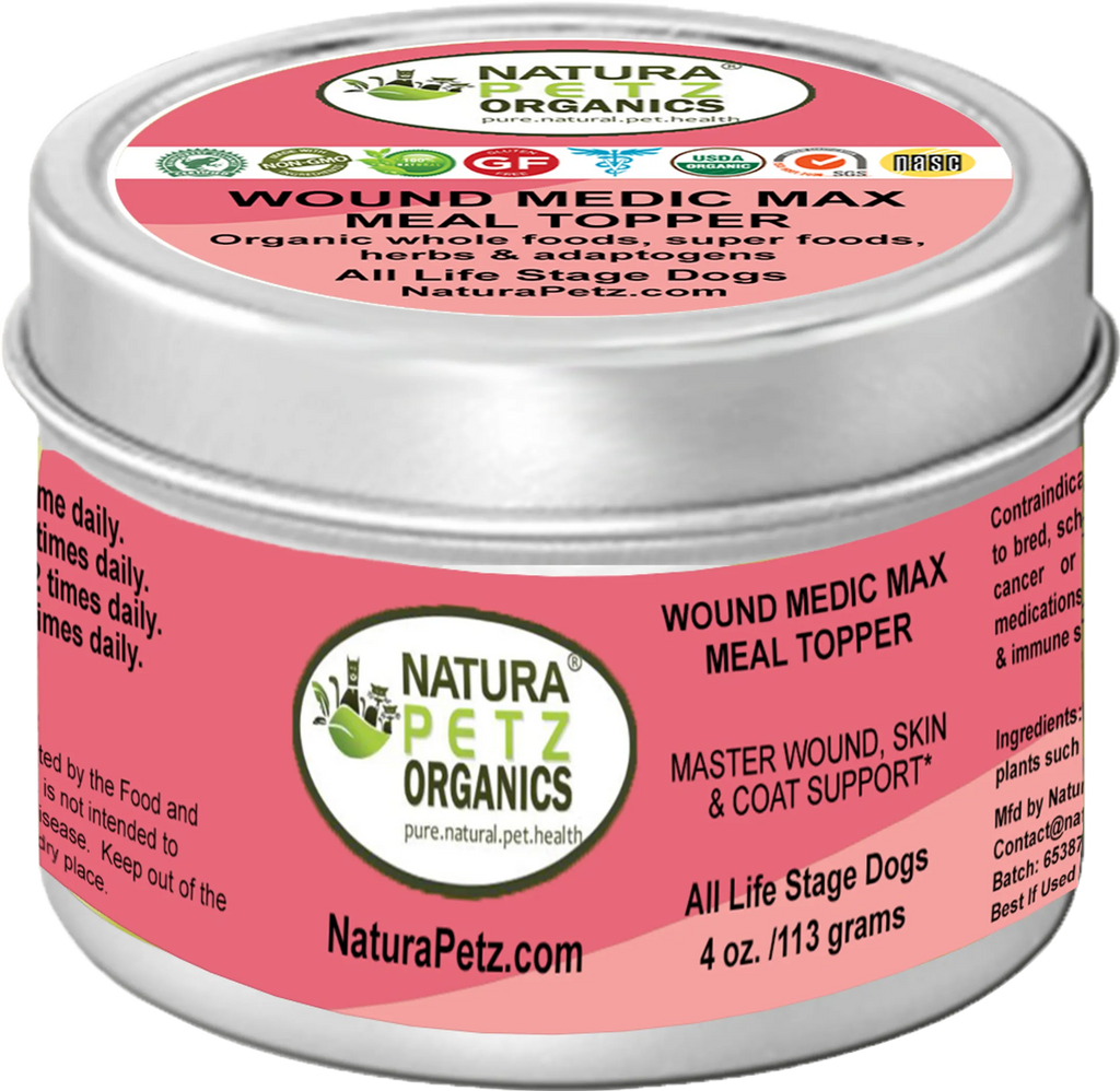 4APAWS™Wound Medic Max Meal Topper* Master Wound, Skin & Coat Support For Dogs & Cats*