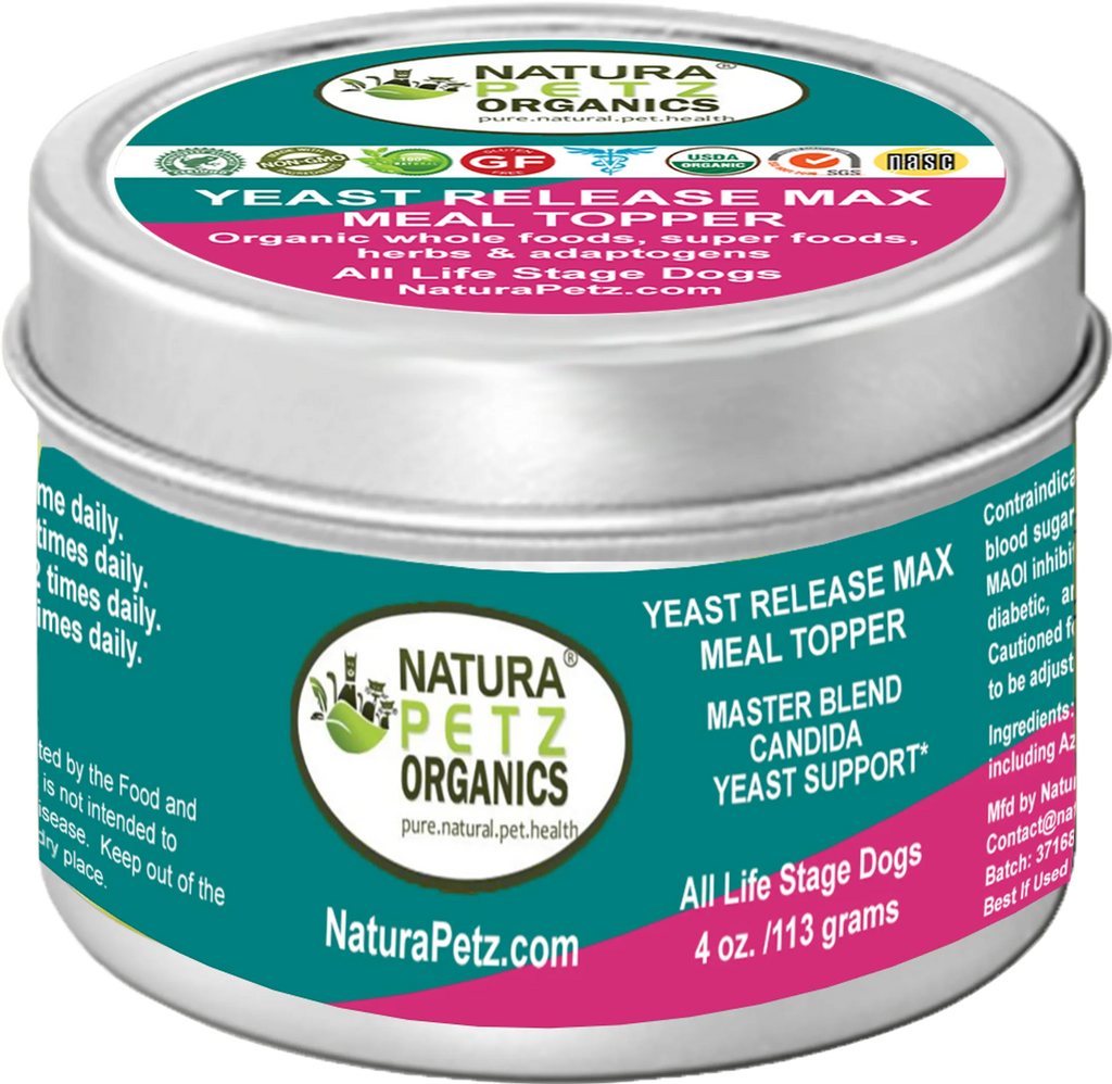 4APAWS™Yeast Release Max Meal Topper* Master Blend Candida Yeast Defense* For Dogs And Cats*