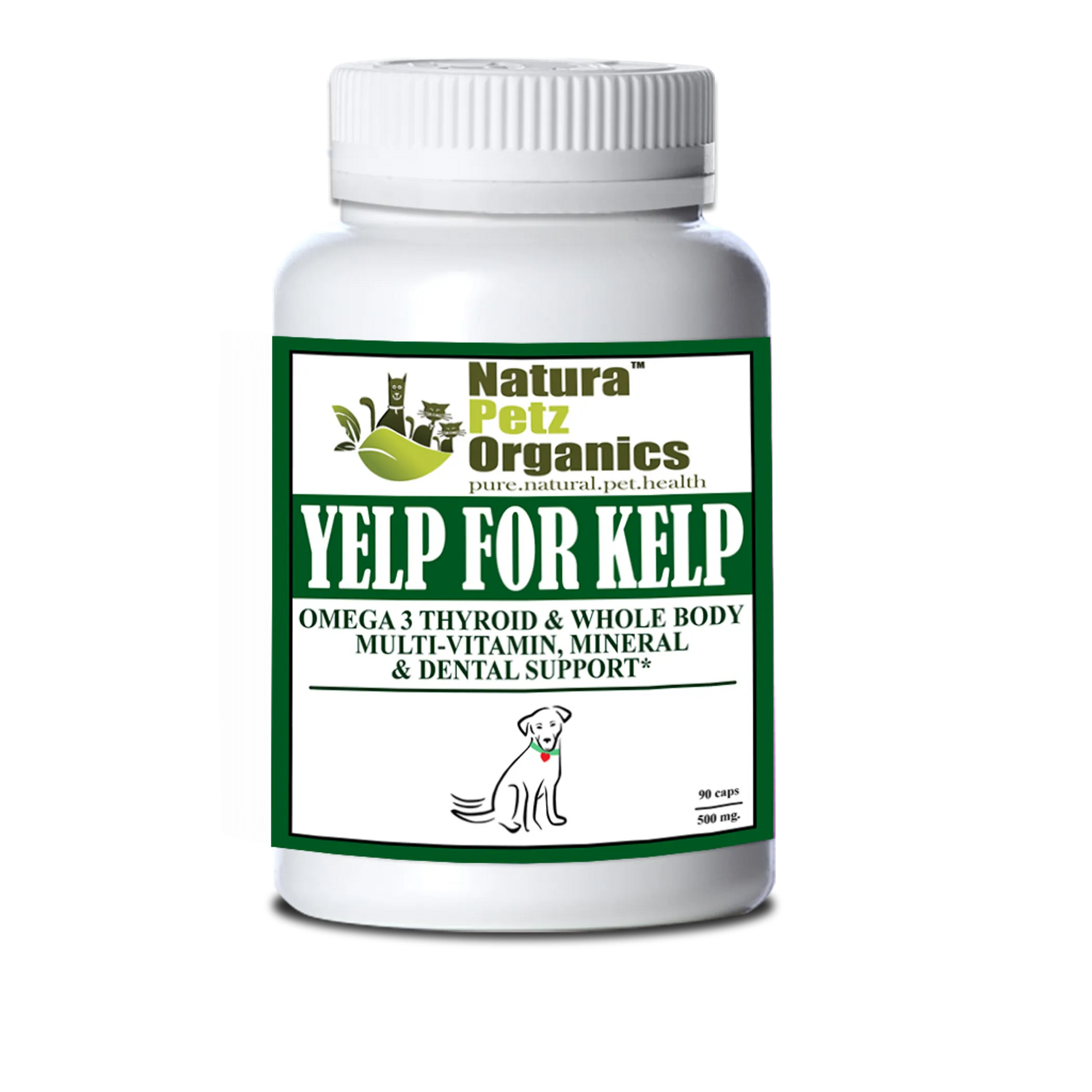 4APAWS™Yelp for Kelp - Omega 3 & 6 Thyroid & Whole-Body Multi-Mineral, Vitamin & Dental Support*