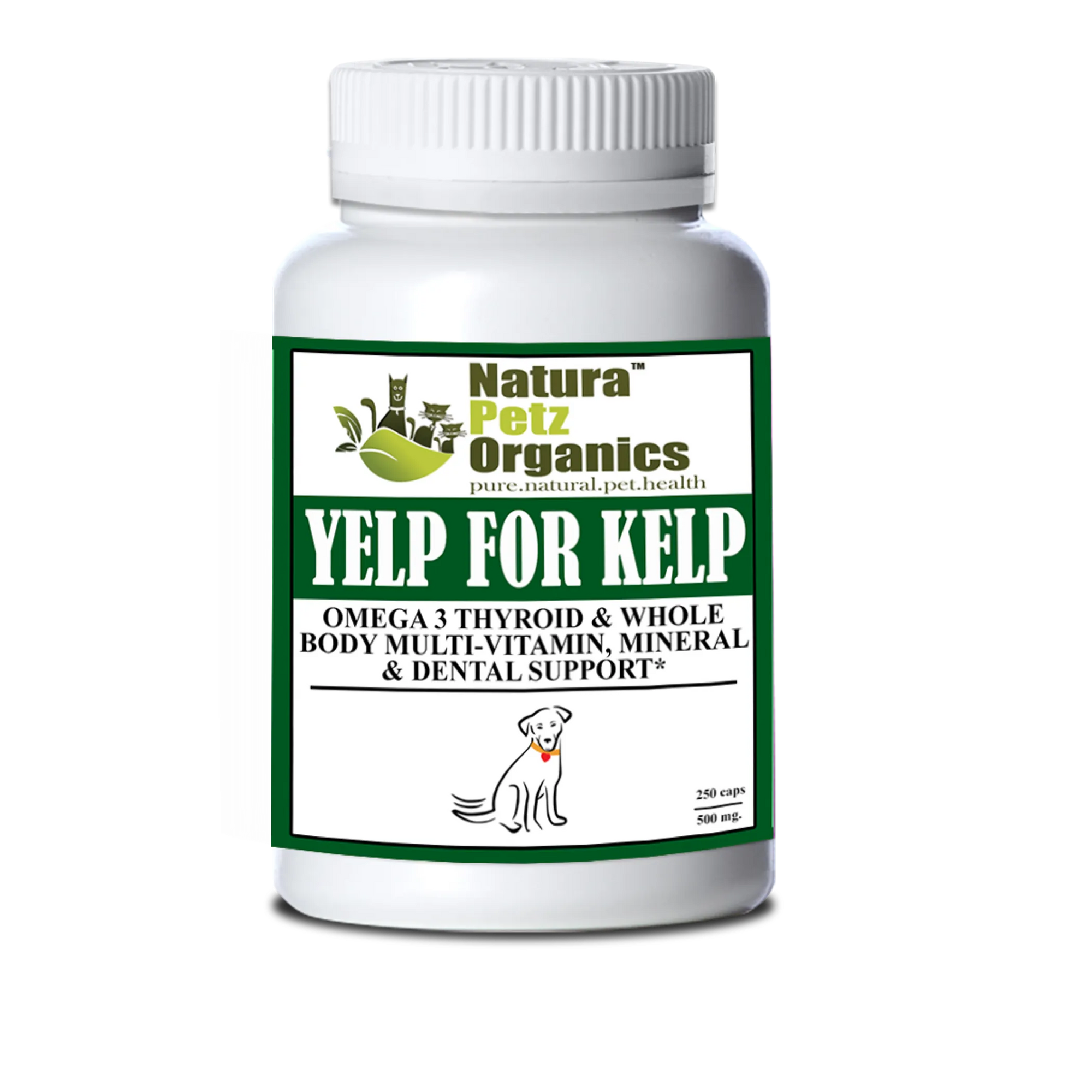 4APAWS™Yelp for Kelp - Omega 3 & 6 Thyroid & Whole-Body Multi-Mineral, Vitamin & Dental Support*