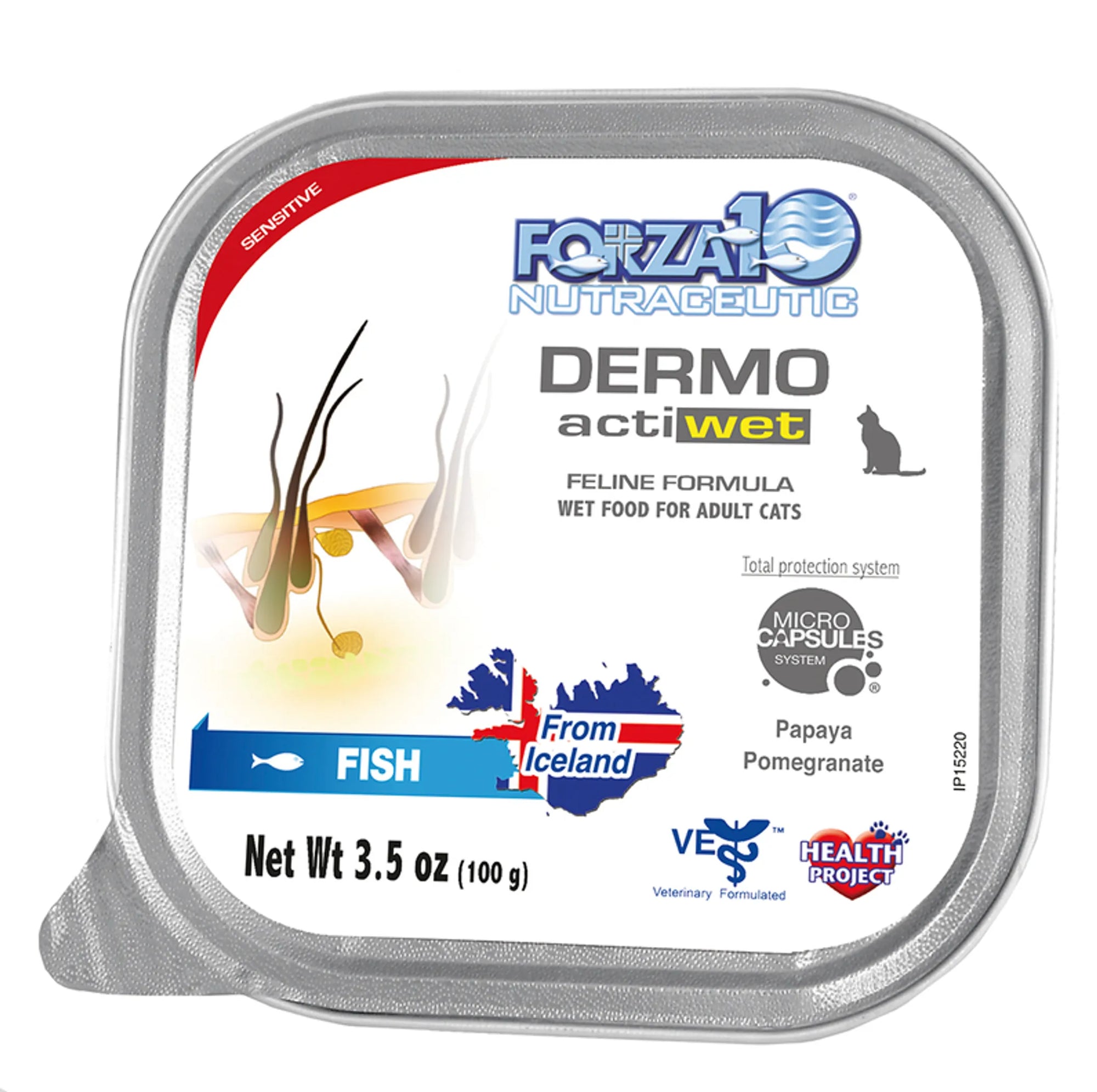 4APAWS™Forza10 ActiWet Dermo Support Icelandic Fish Recipe Canned Cat Food