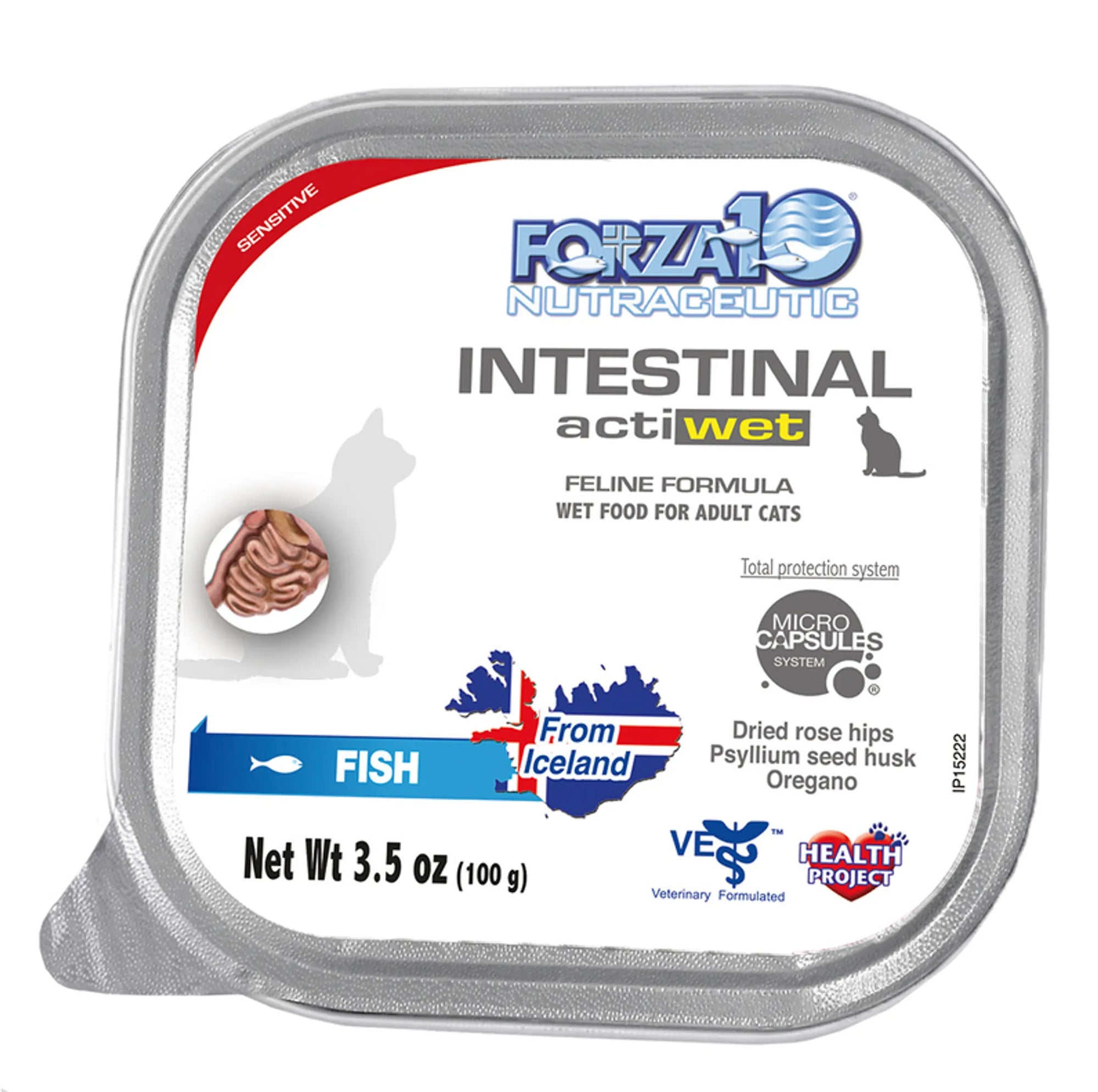 4APAWS™Forza10 Actiwet Intestinal Support Icelandic Fish Recipe Canned Cat Food