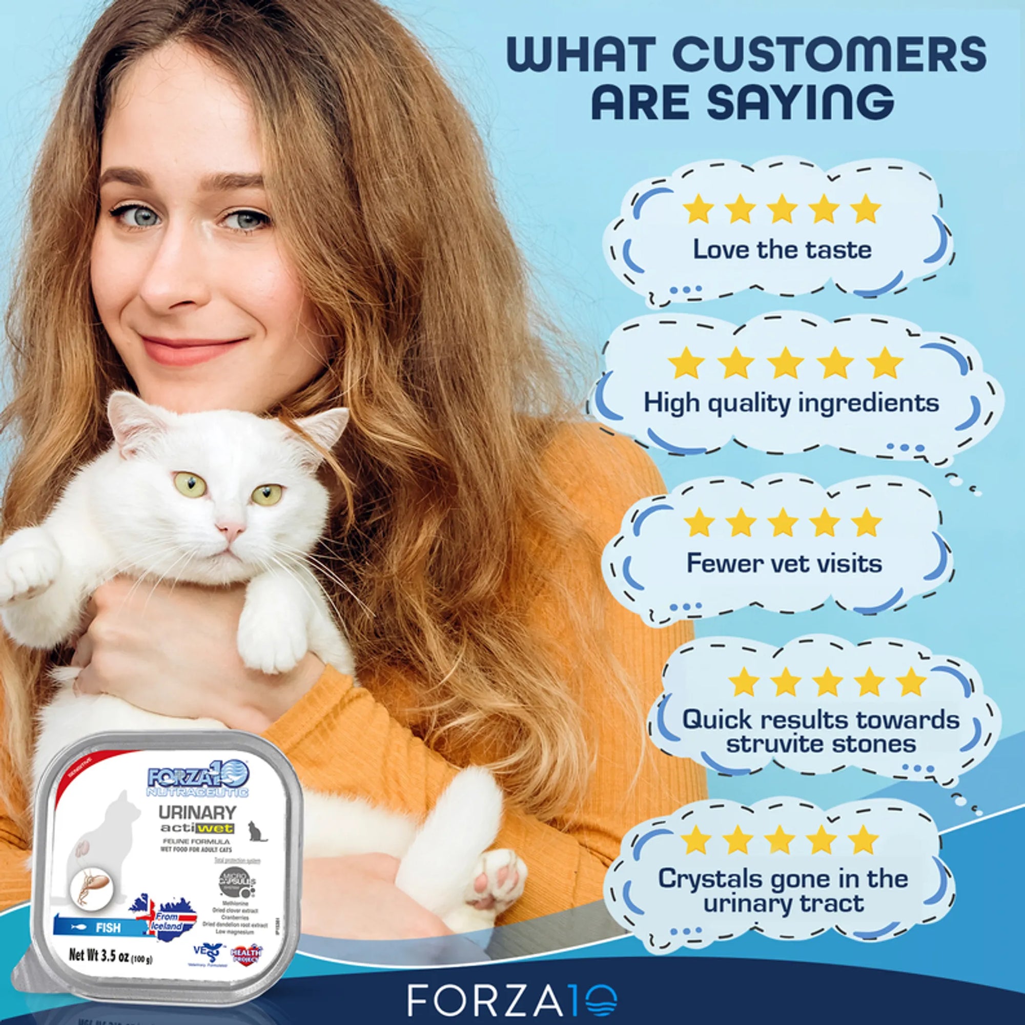 4APAWS™Forza10 Actiwet Urinary Support Icelandic Fish Recipe Canned Cat Food