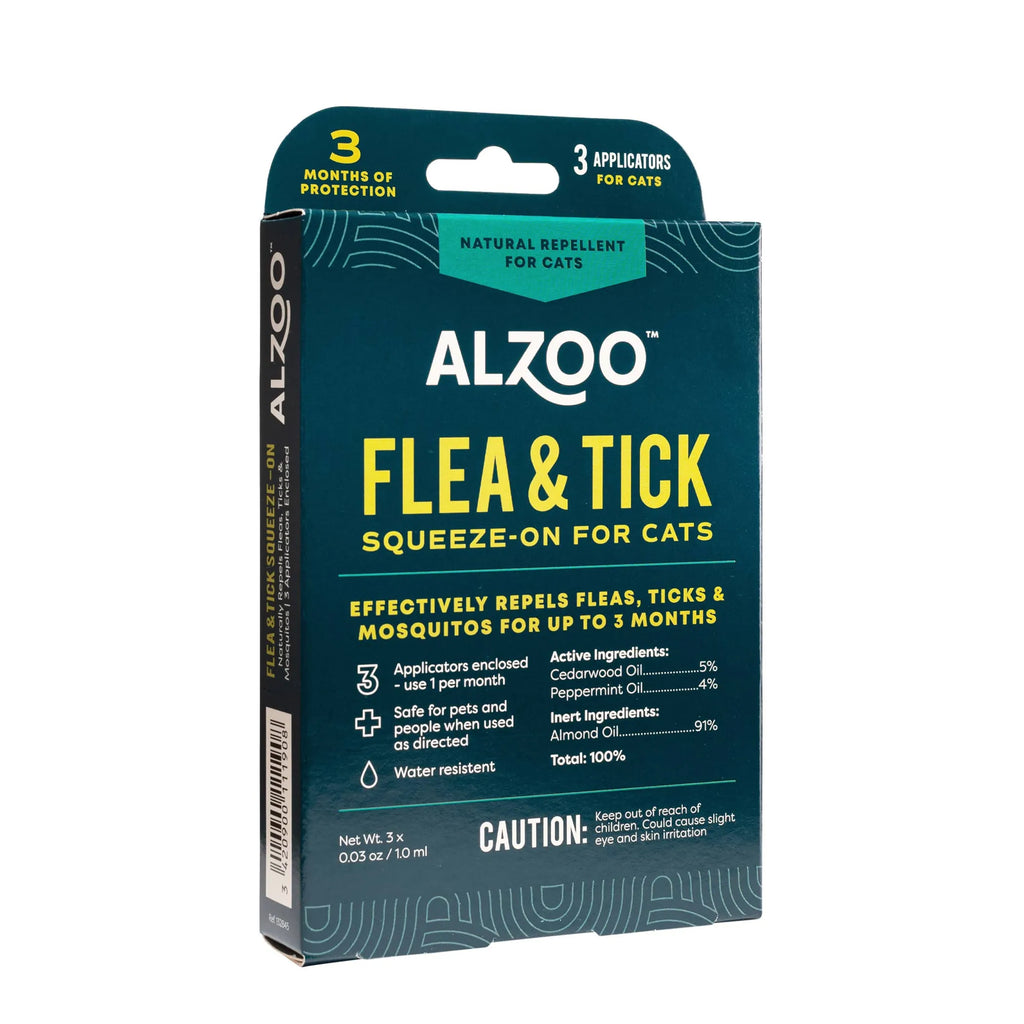 4APAWS™ALZOO Plant-Based Flea & Tick Repellent Squeeze-On Cat