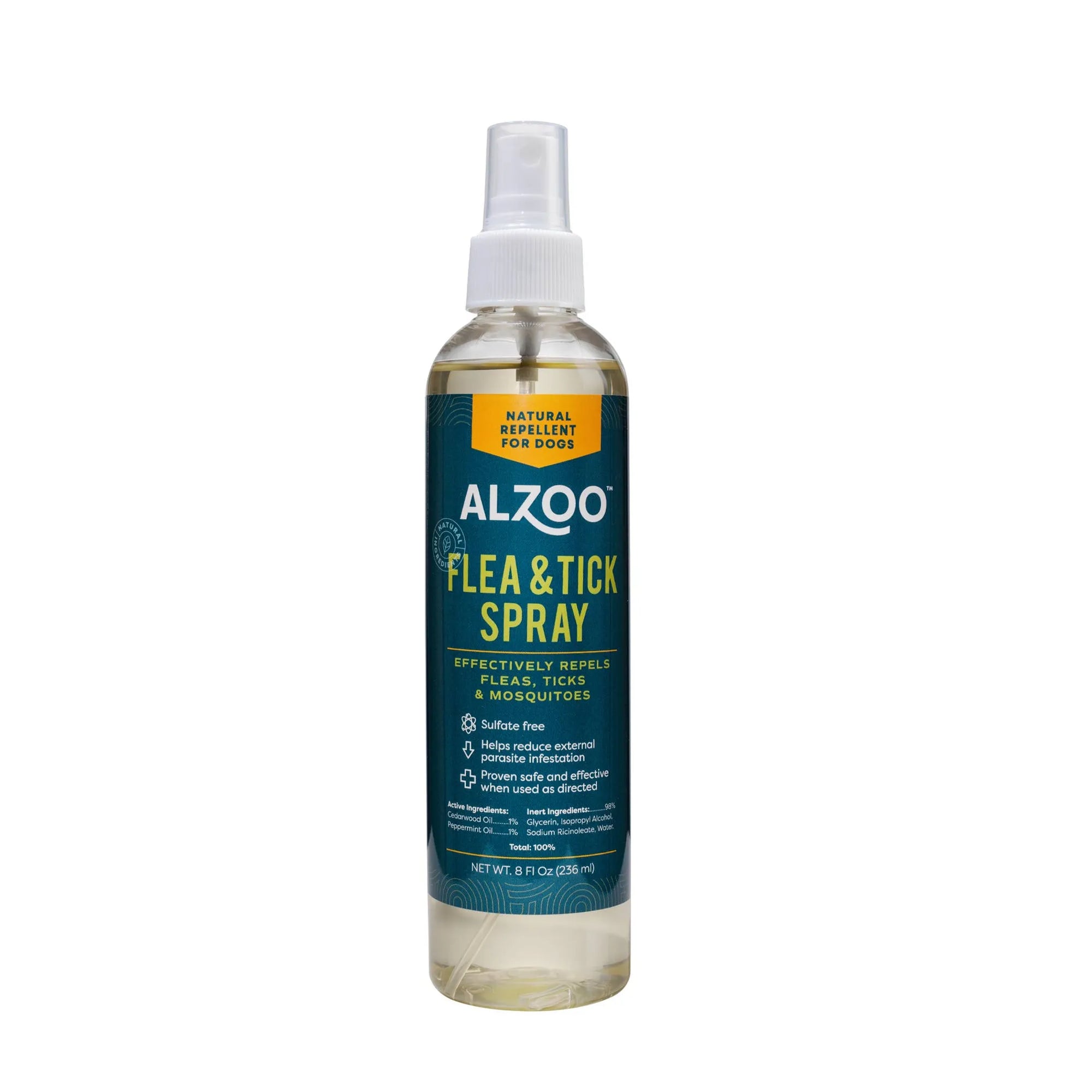 4APAWS™ALZOO Plant-Based Flea and Tick Repellent Spray for Dogs, 8oz