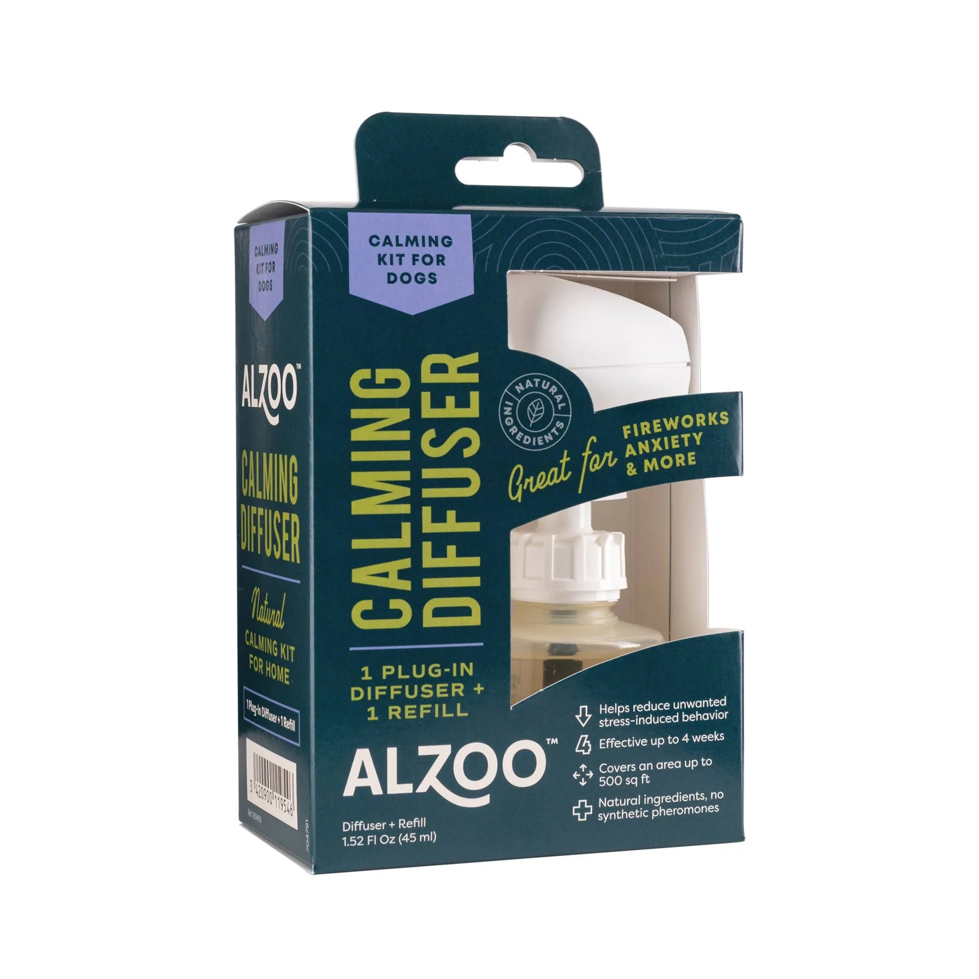 4APAWS™ALZOO Plant-Based Calming Diffuser Plug-in Kit for Dog