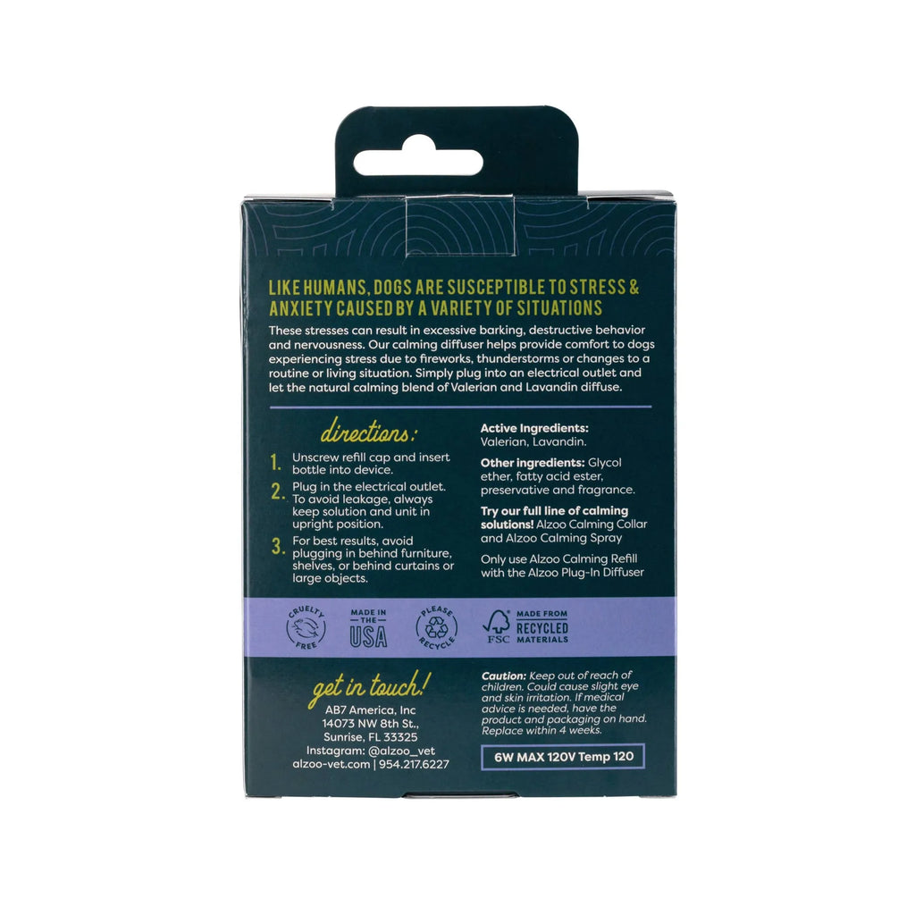 4APAWS™ALZOO Plant-Based Calming Diffuser Plug-in Kit for Dog