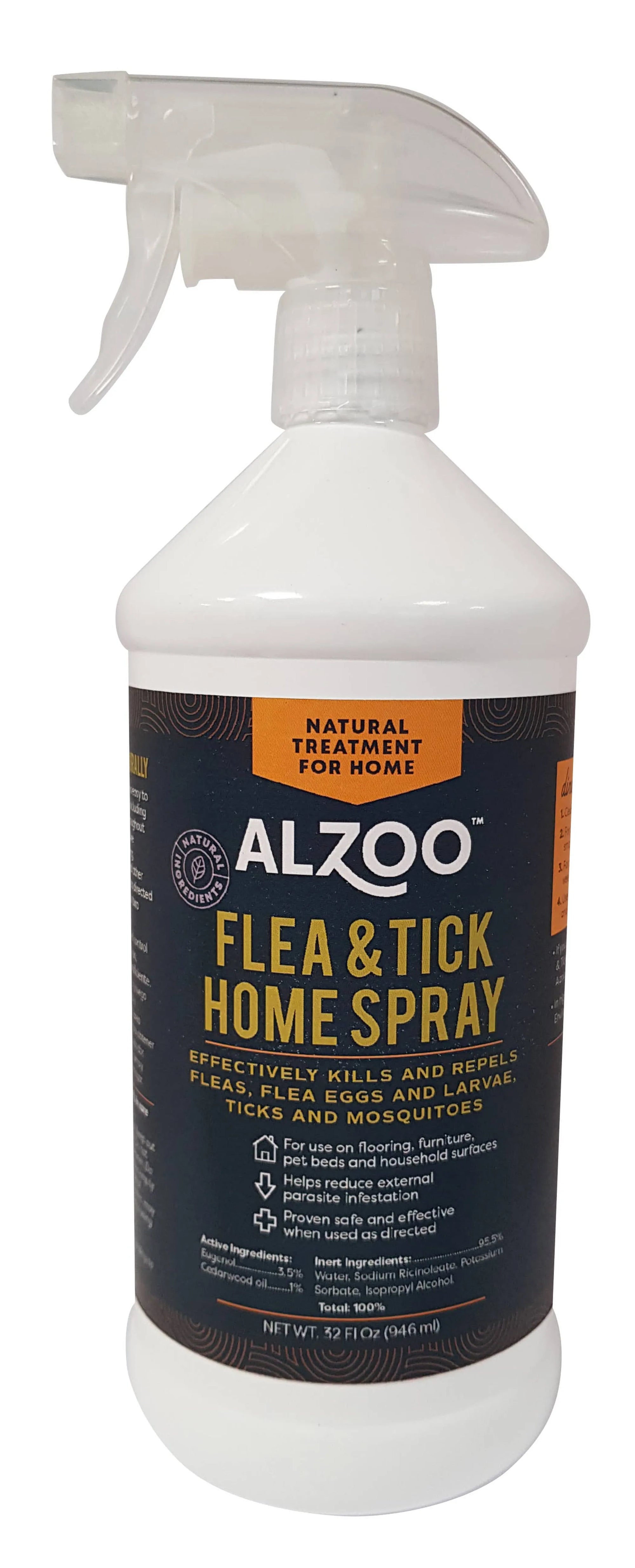 4APAWS™ALZOO Plant-Base Flea & Tick Home Spray, 32oz