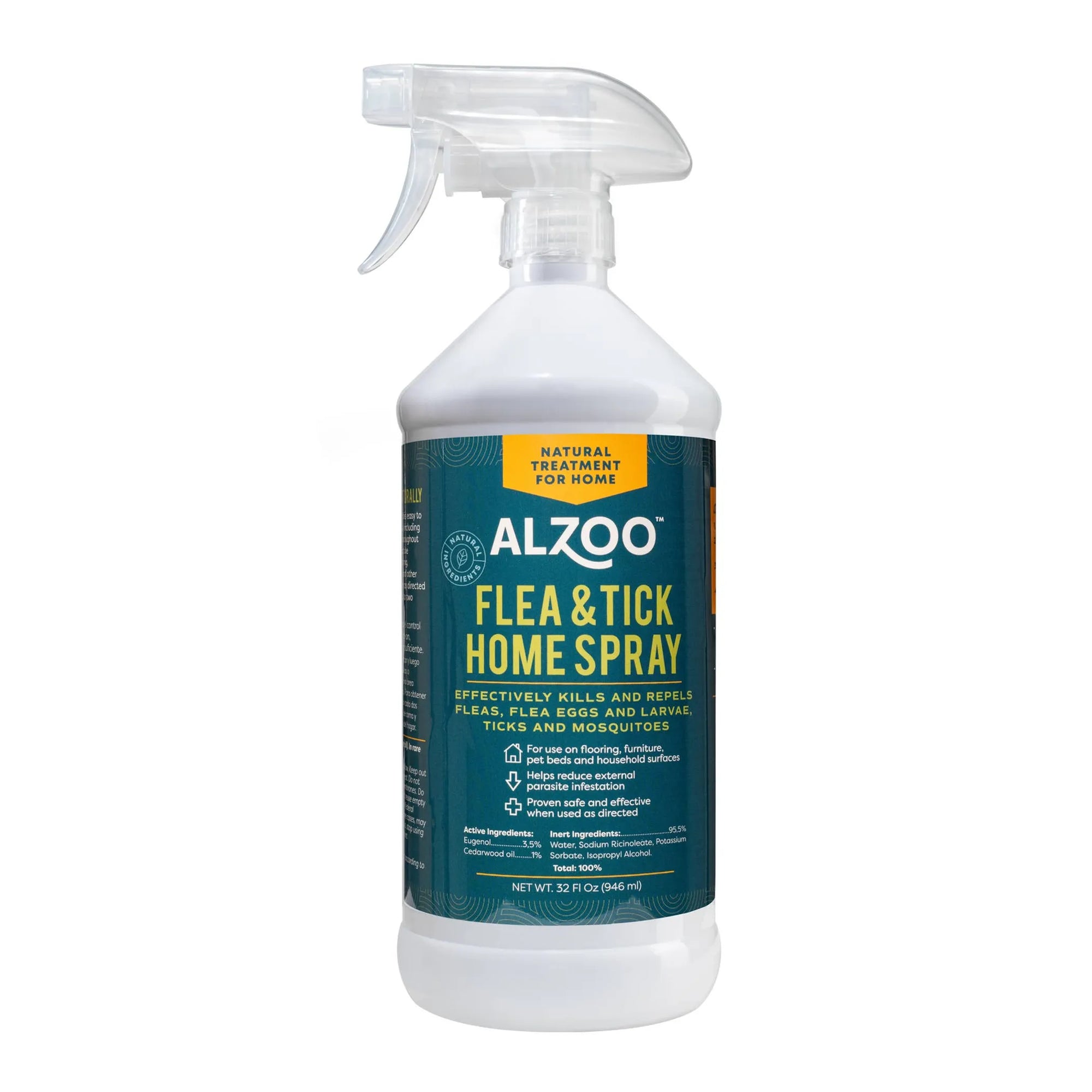4APAWS™ALZOO Plant-Base Flea & Tick Home Spray, 32oz