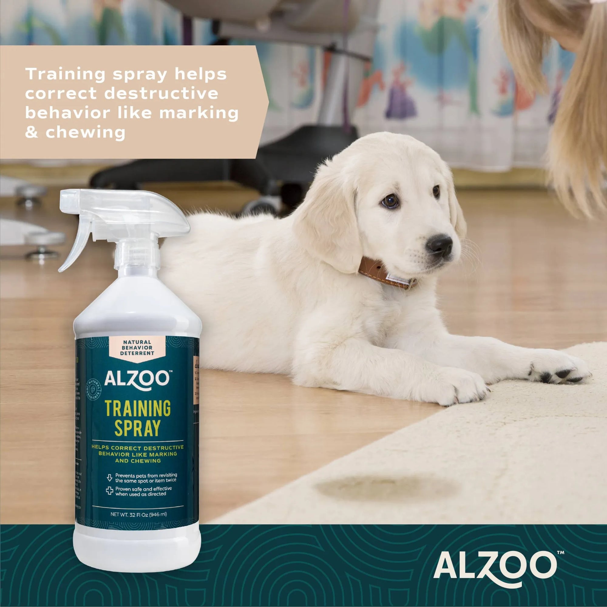 4APAWS™ALZOO Plant-Based Dog/Cat Indoor Training Spray, 32oz