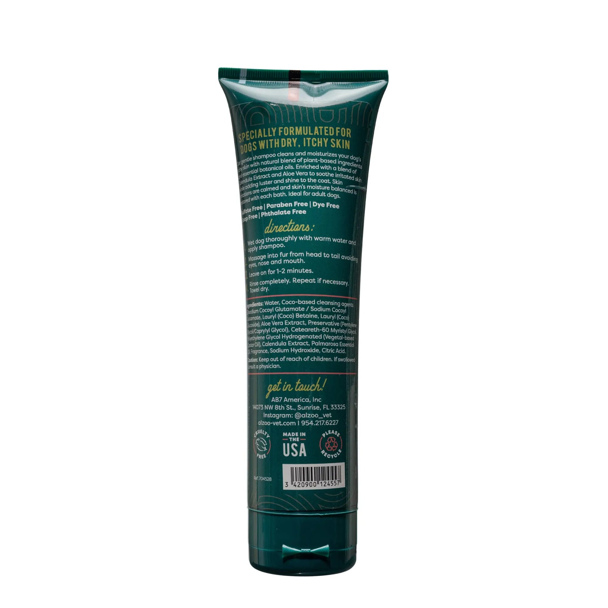 4APAWS™ALZOO Plant-Based Anti-Itch Dog Shampoo, 8oz