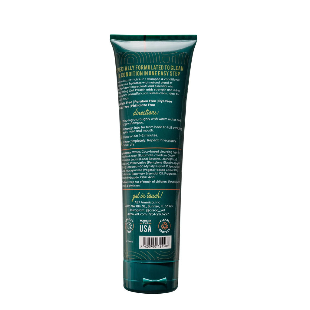 4APAWS™ALZOO Plant-Based 2-in-1 Shampoo with Conditioner for Dogs, 8oz