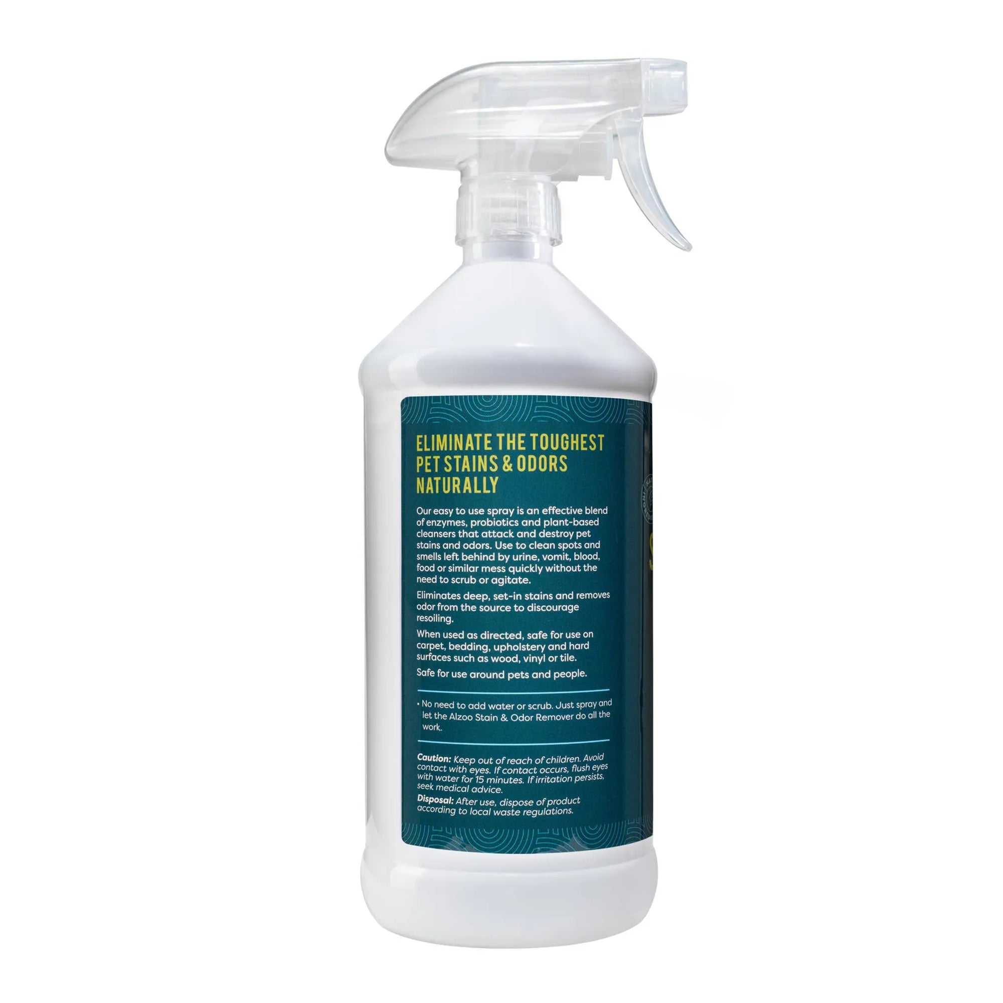 4APAWS™ALZOO Enzyme Stain & Odor Remover Citrus Vanilla, 16oz