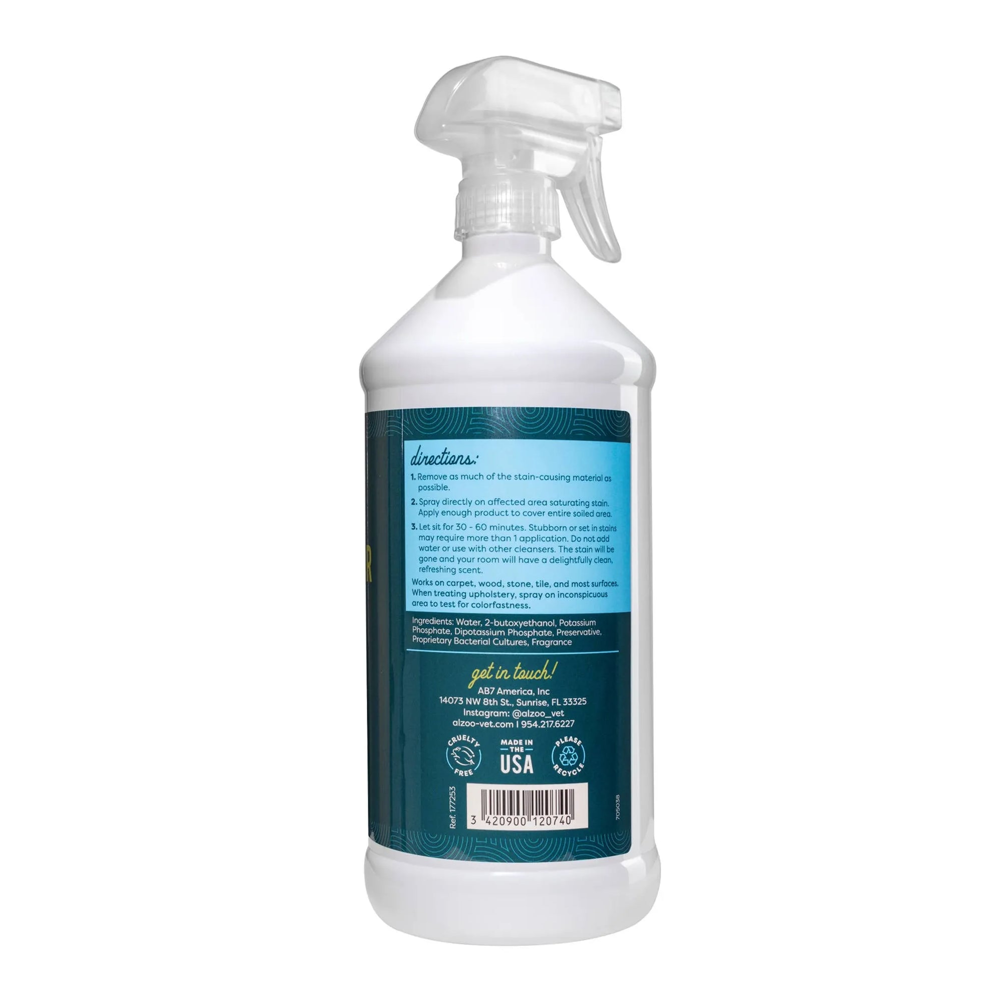 4APAWS™ALZOO Enzyme Stain & Odor Remover Citrus Vanilla, 16oz