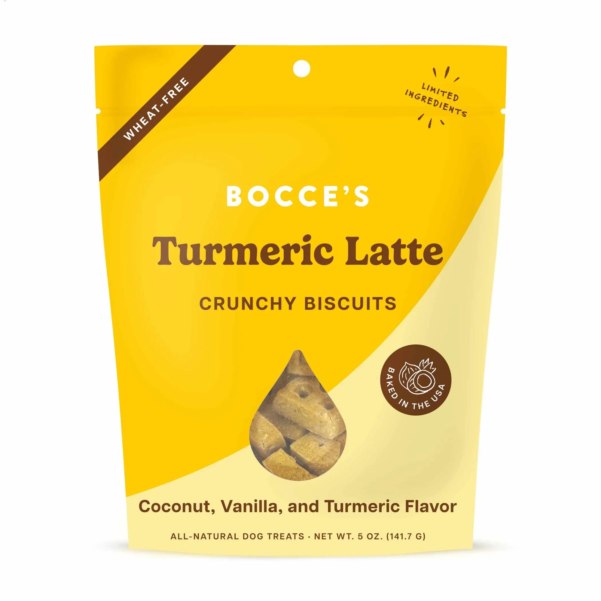 4APAWS™Bocce's Bakery Turmeric Latte Biscuit Dog Treats 5oz