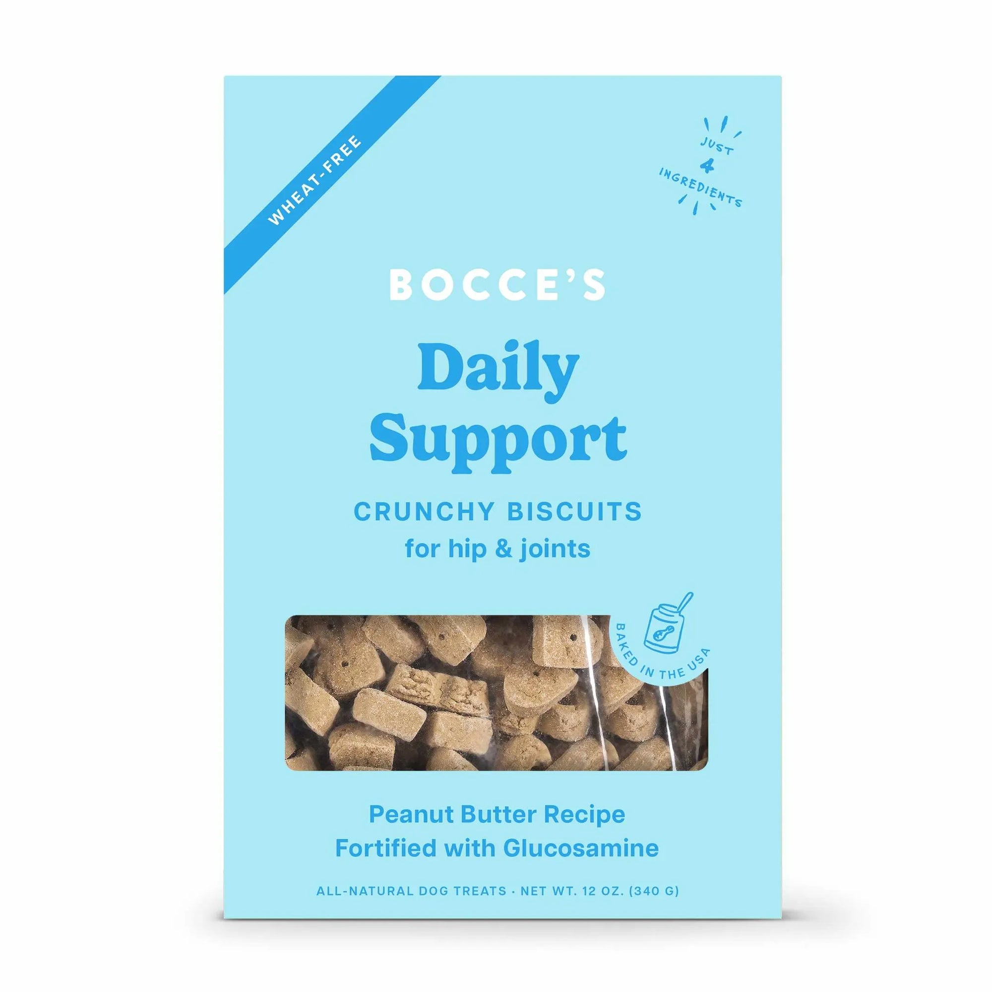 4APAWS™Bocce's Bakery Breath Functional Biscuit Boxes Dog Treats 12oz