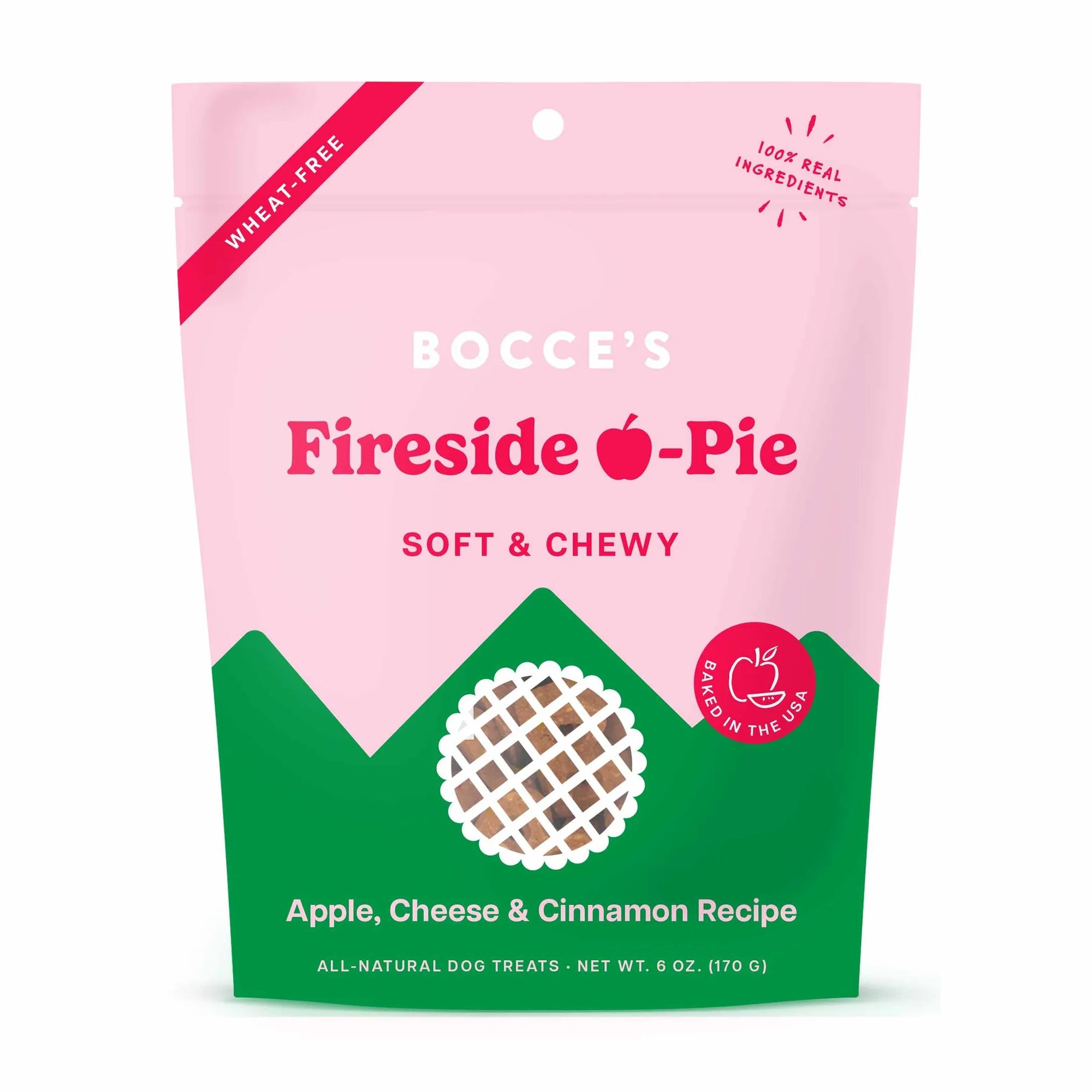 4APAWS™Bocce's Bakery Fireside Apple Pie Soft & Chewy Dog Treats 6oz