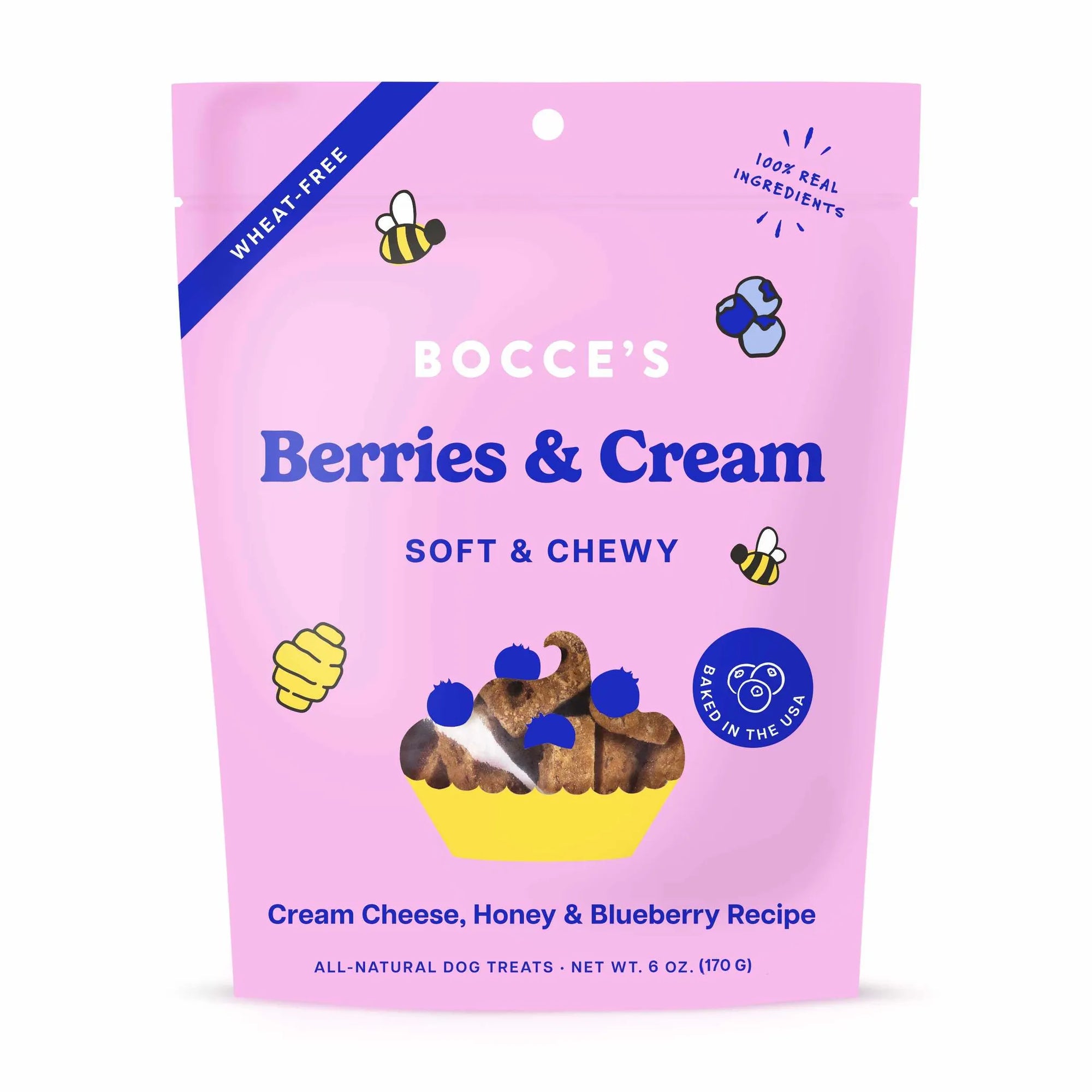 4APAWS™Bocce's Bakery Berries & Cream Soft & Chewy Dog Treats 6oz