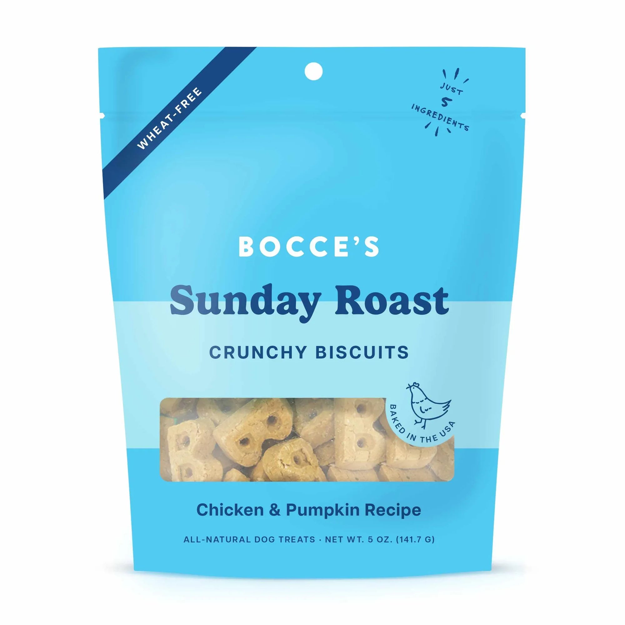 4APAWS™Bocce's Bakery Sunday Roast Biscuit Bags Dog Treats 5oz