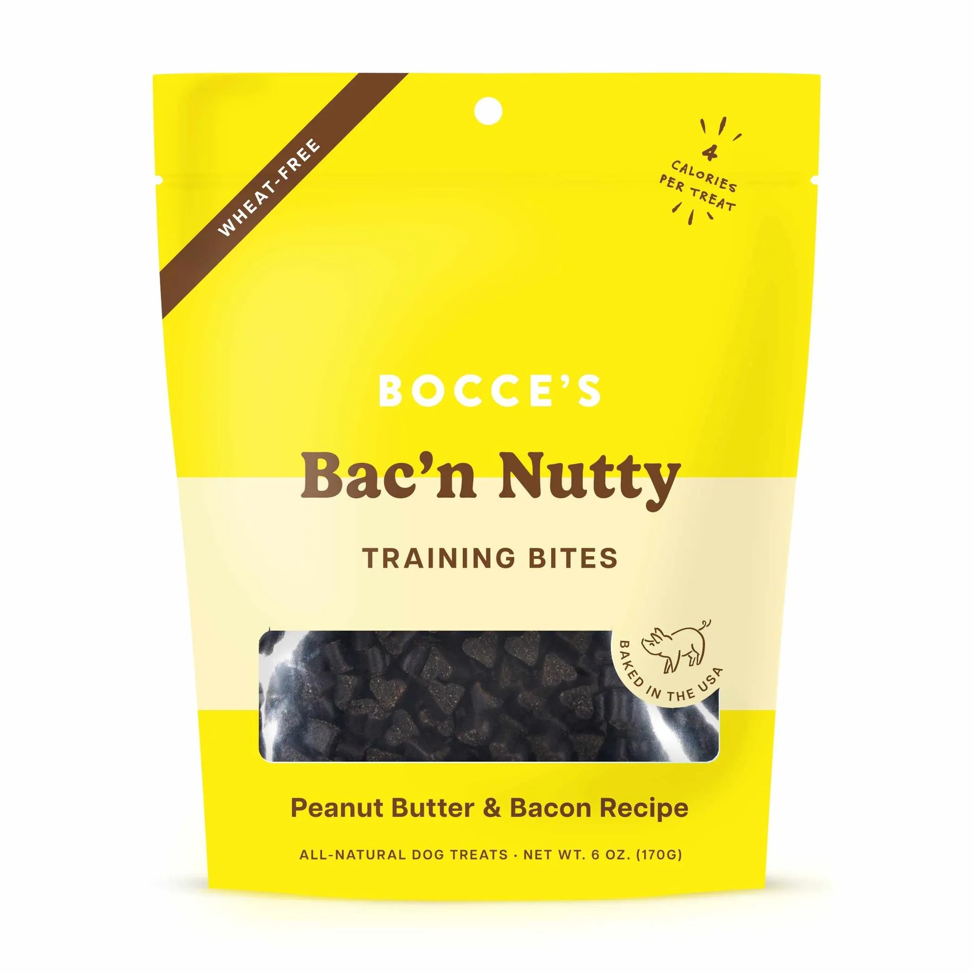 4APAWS™Bocce's Bakery Bac'N Nutty Training Bites Dog Treats 6oz