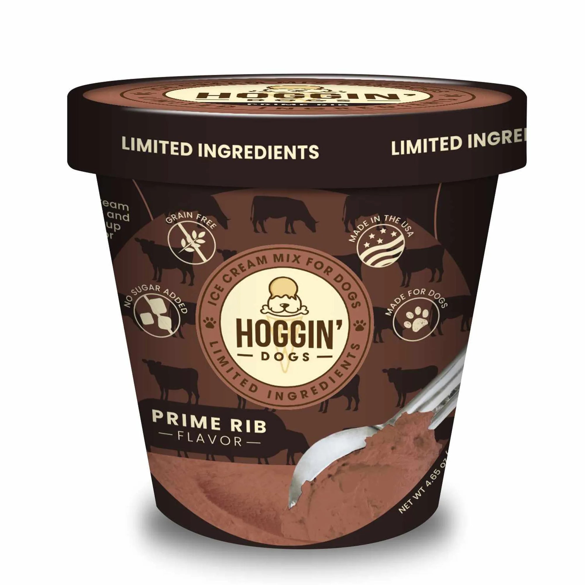 4APAWS™Puppy Cake Hoggin' Dogs Ice Cream Mix Prime Rib 4.65 oz