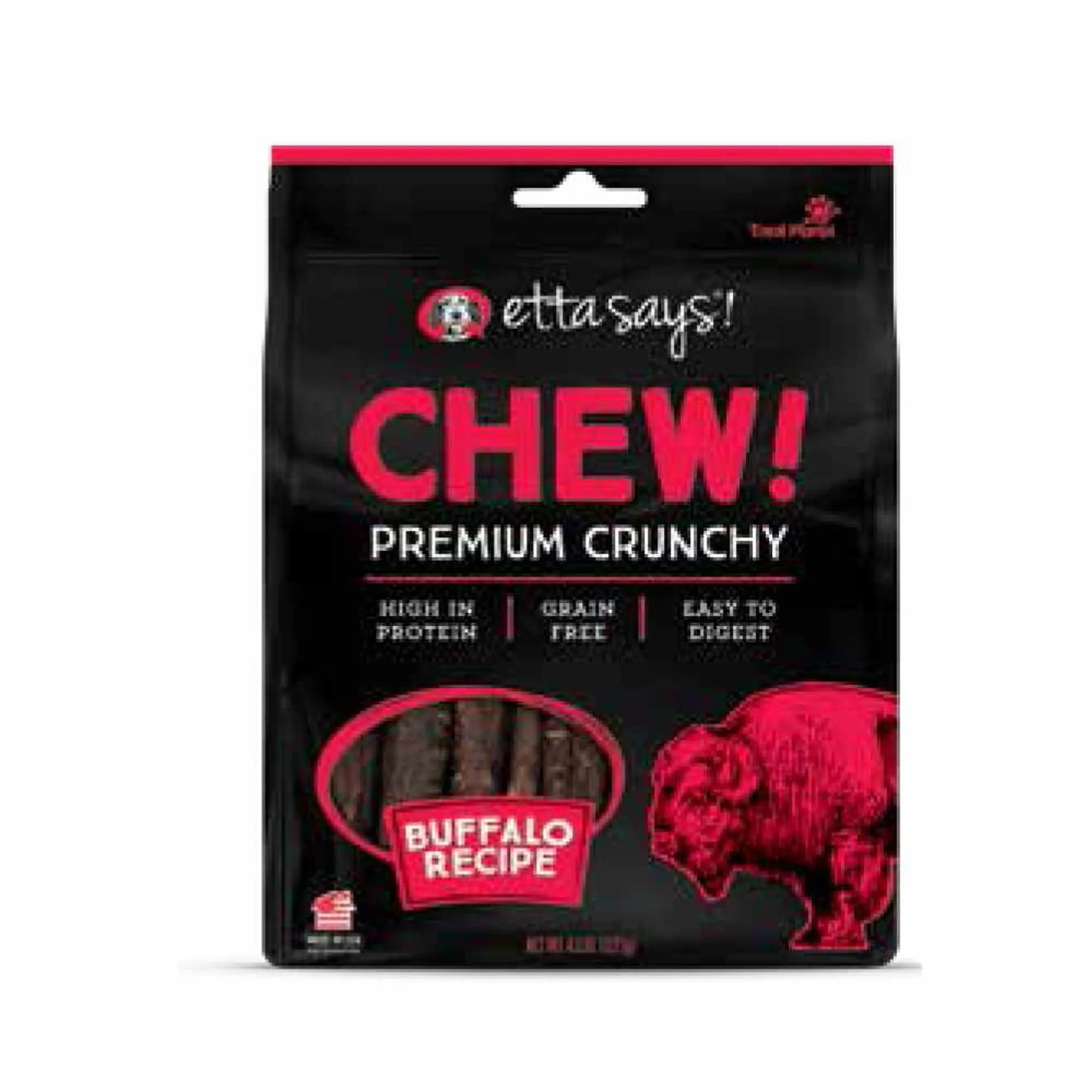 4APAWS™Etta Says! Chew Premium Crunchy Buffalo Dog Chew 4.5oz