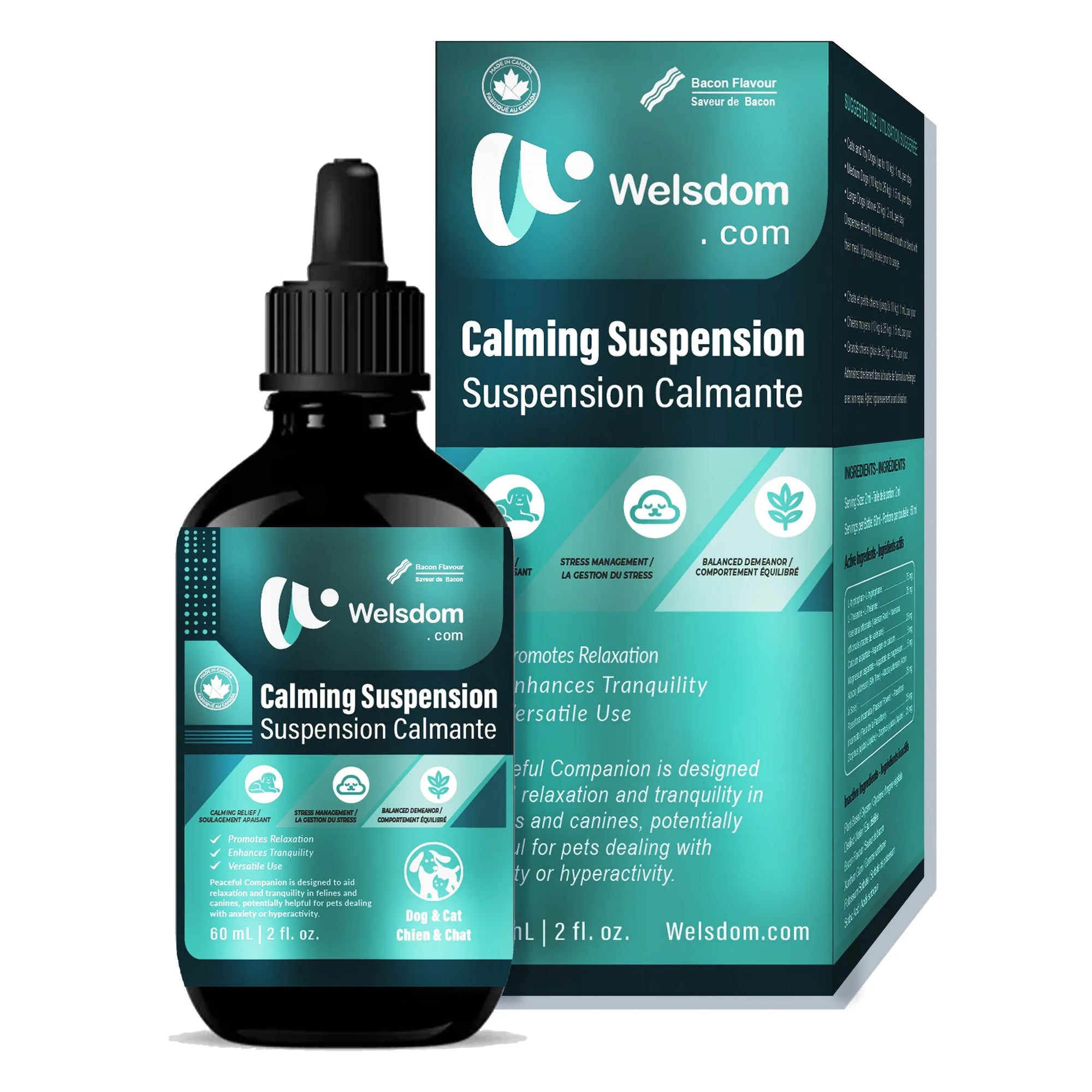 4APAWS™Paws & Calm! Canadian Calming Comfort Drops 60mL