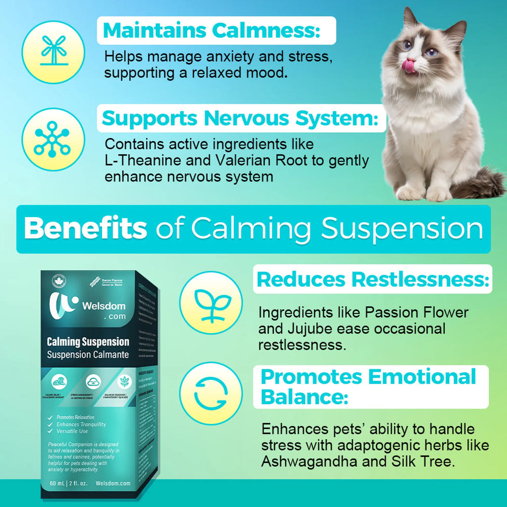 4APAWS™Paws & Calm! Canadian Calming Comfort Drops 60mL